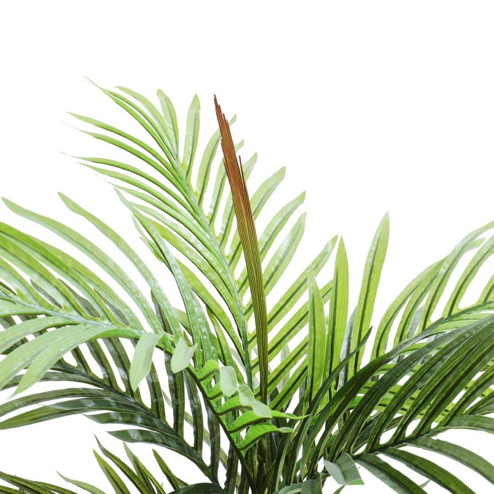 Green - LIFE IDEAS - Artificial Potted Palm Tree for Home Decoration - 4