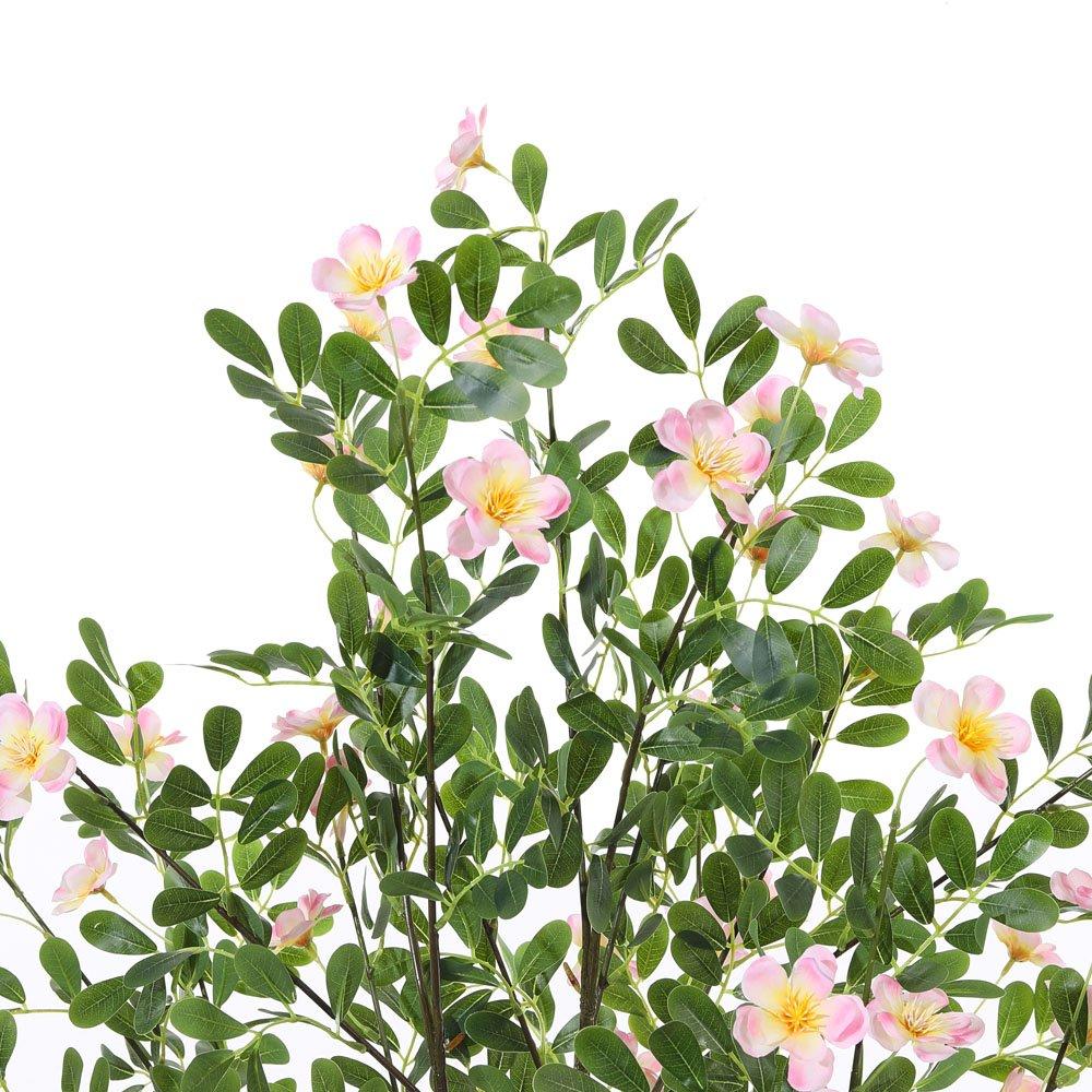 Pink And Green - LIFE IDEAS - Artificial Frangipani Tree in Pot - 4