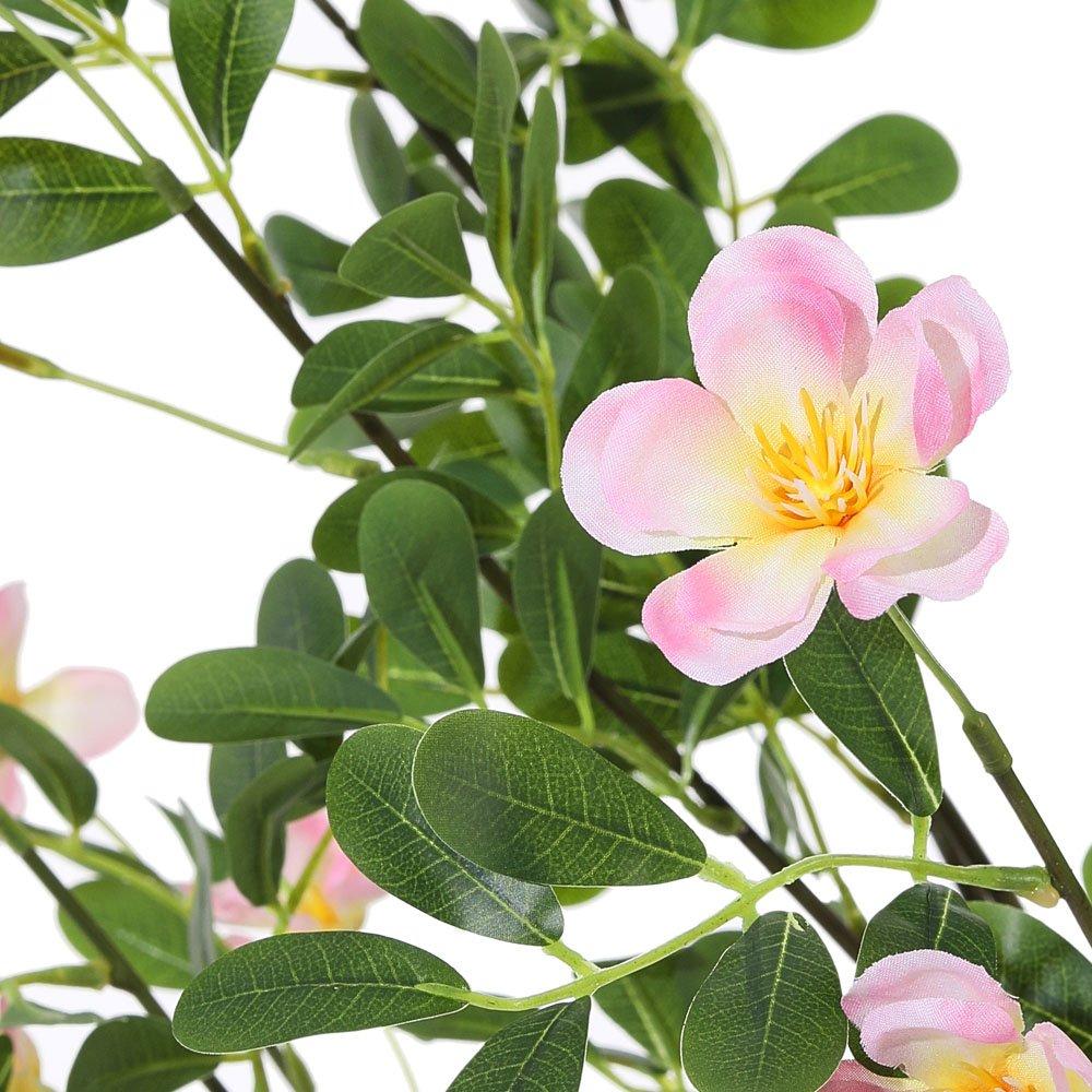 Pink And Green - LIFE IDEAS - Artificial Frangipani Tree in Pot - 5