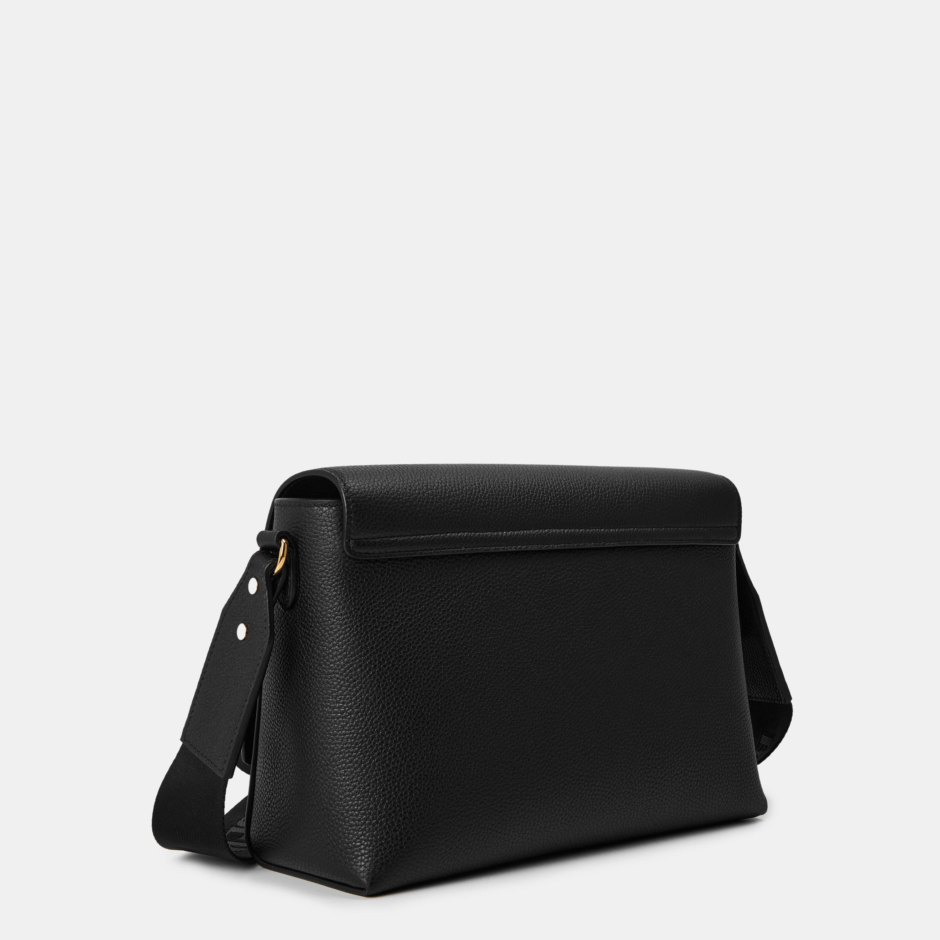Black - Burberry - Women's Check Cotton Top Handle Note Bag - 2