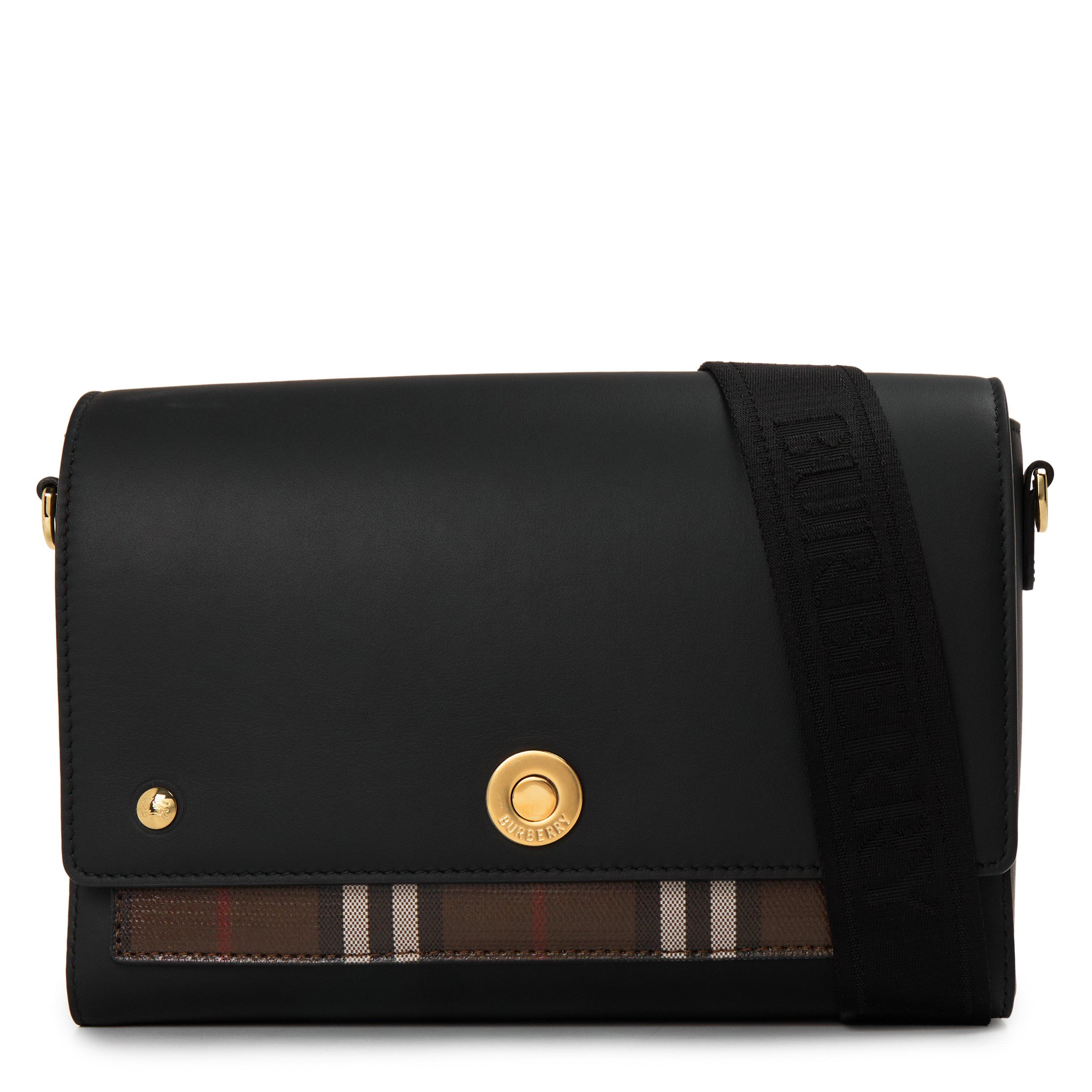 Women's Check Cotton Top Handle Note Bag