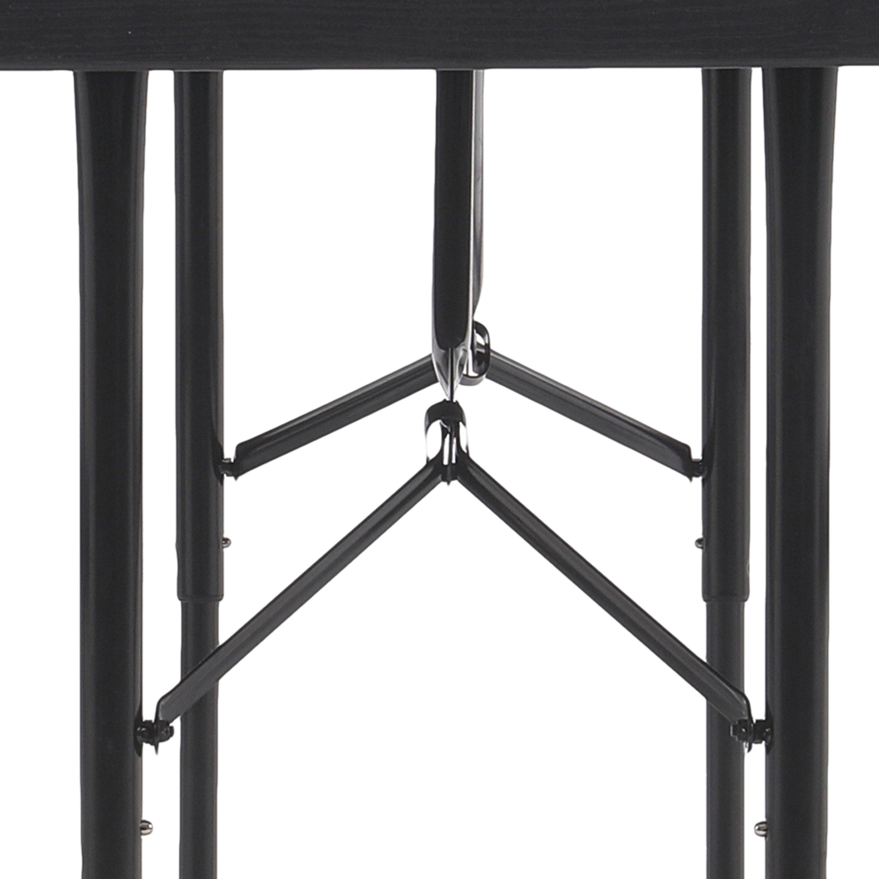 Black - Breeins - 73x151x136cm Foldable Picnic Table and Bench Set - 7