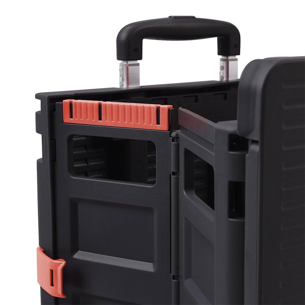 Black - Breeins - Depth 49cm Black Collapsible Utility Storage Crate - 7