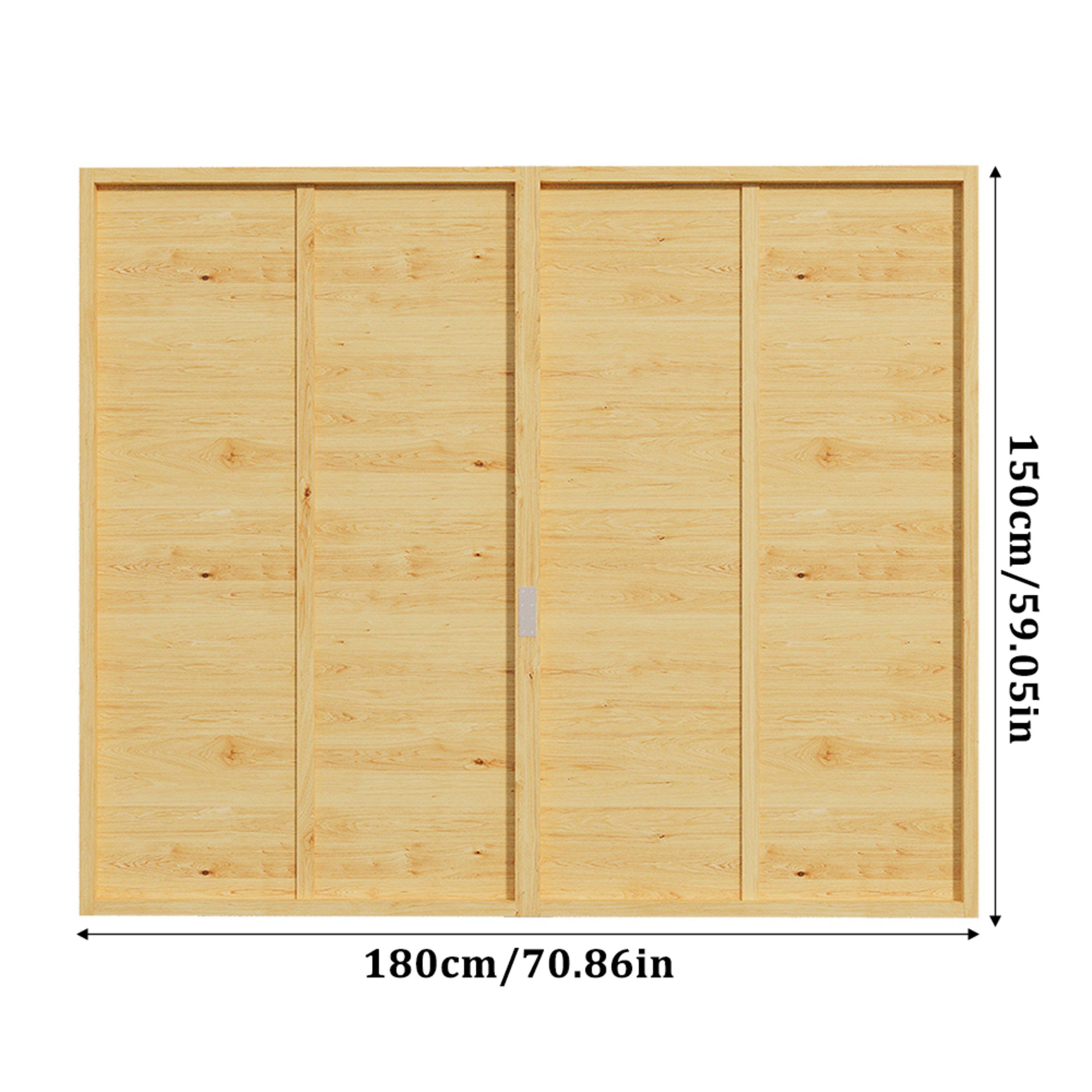 Light Yellow - Breeins - Wooden Fence Panel - 9