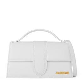 Jacquemus WomenS Leather Le Grand Bambino Crossbody Bag