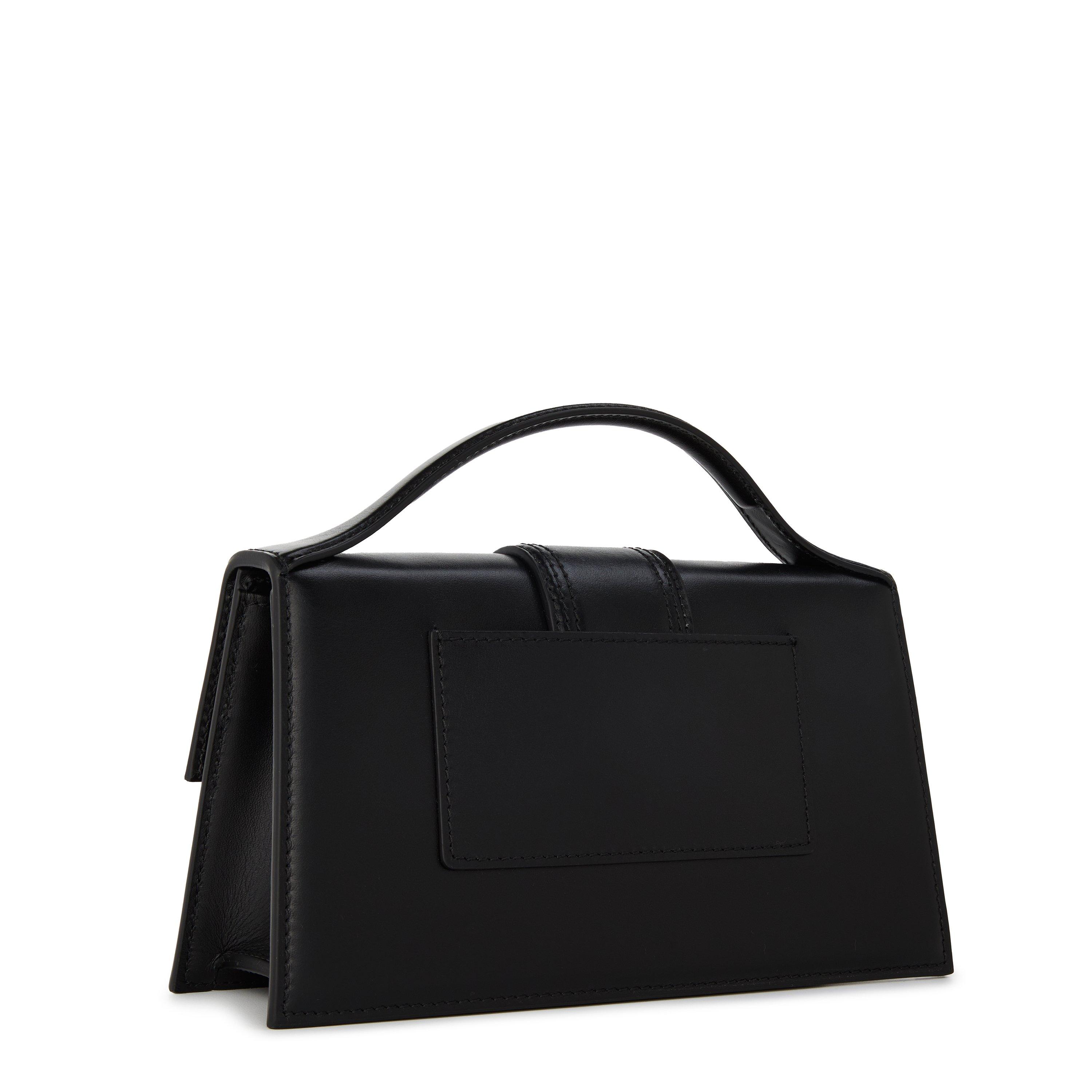 Black - Jacquemus - Women's Leather Le Grand Bambino Crossbody Bag - 3