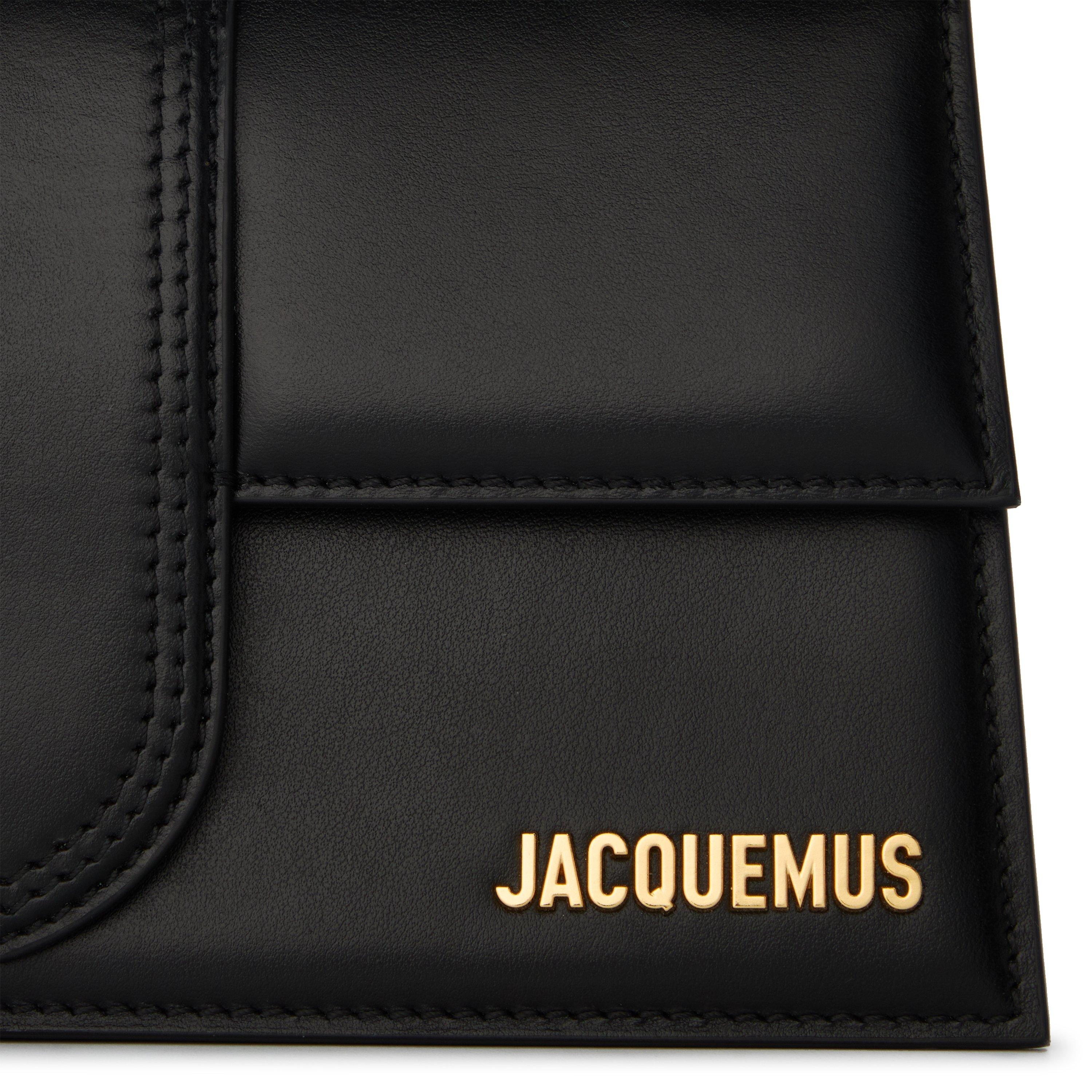 Black - Jacquemus - Women's Leather Le Grand Bambino Crossbody Bag - 4