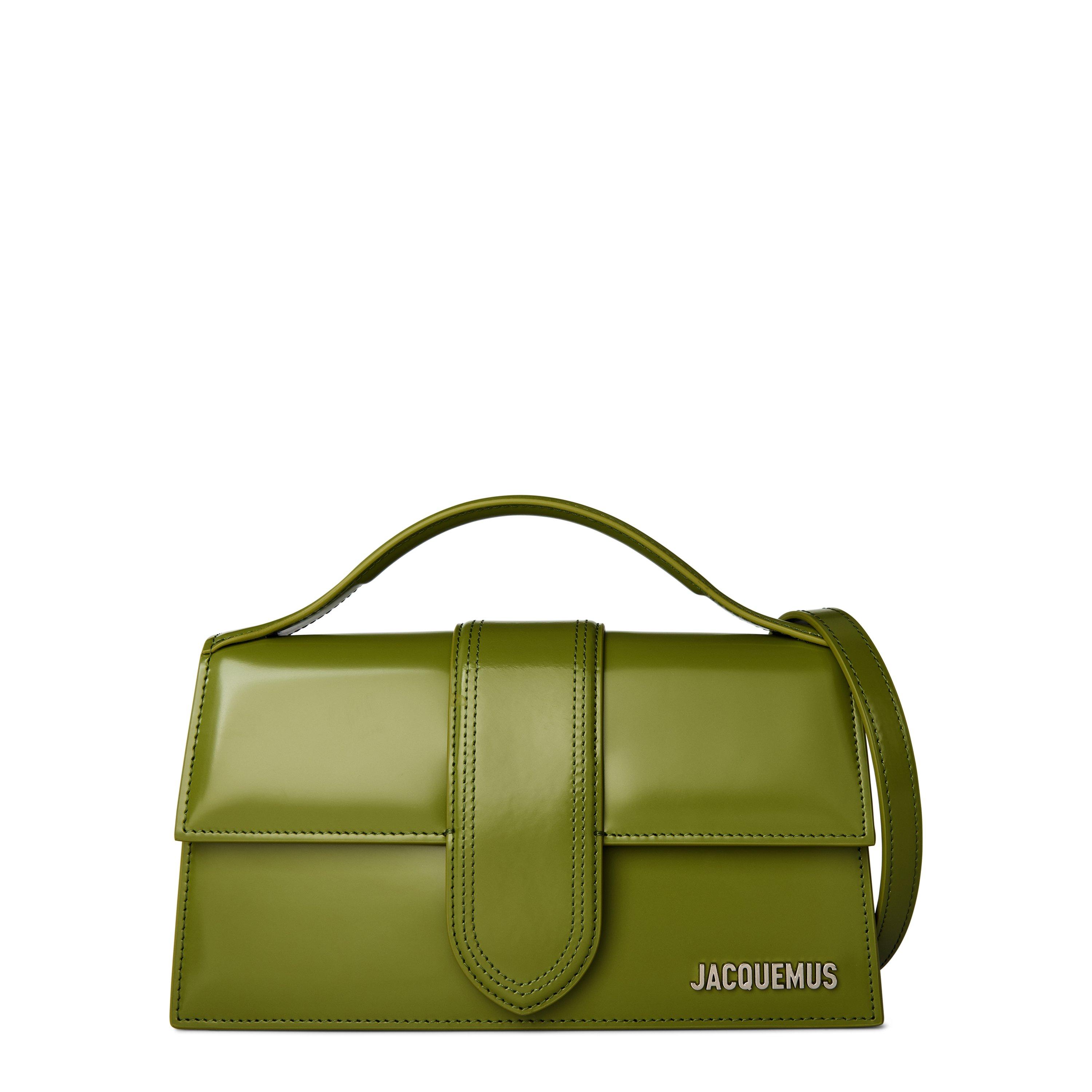 Green - Jacquemus - Women's Leather Le Grand Bambino Crossbody Bag - 1