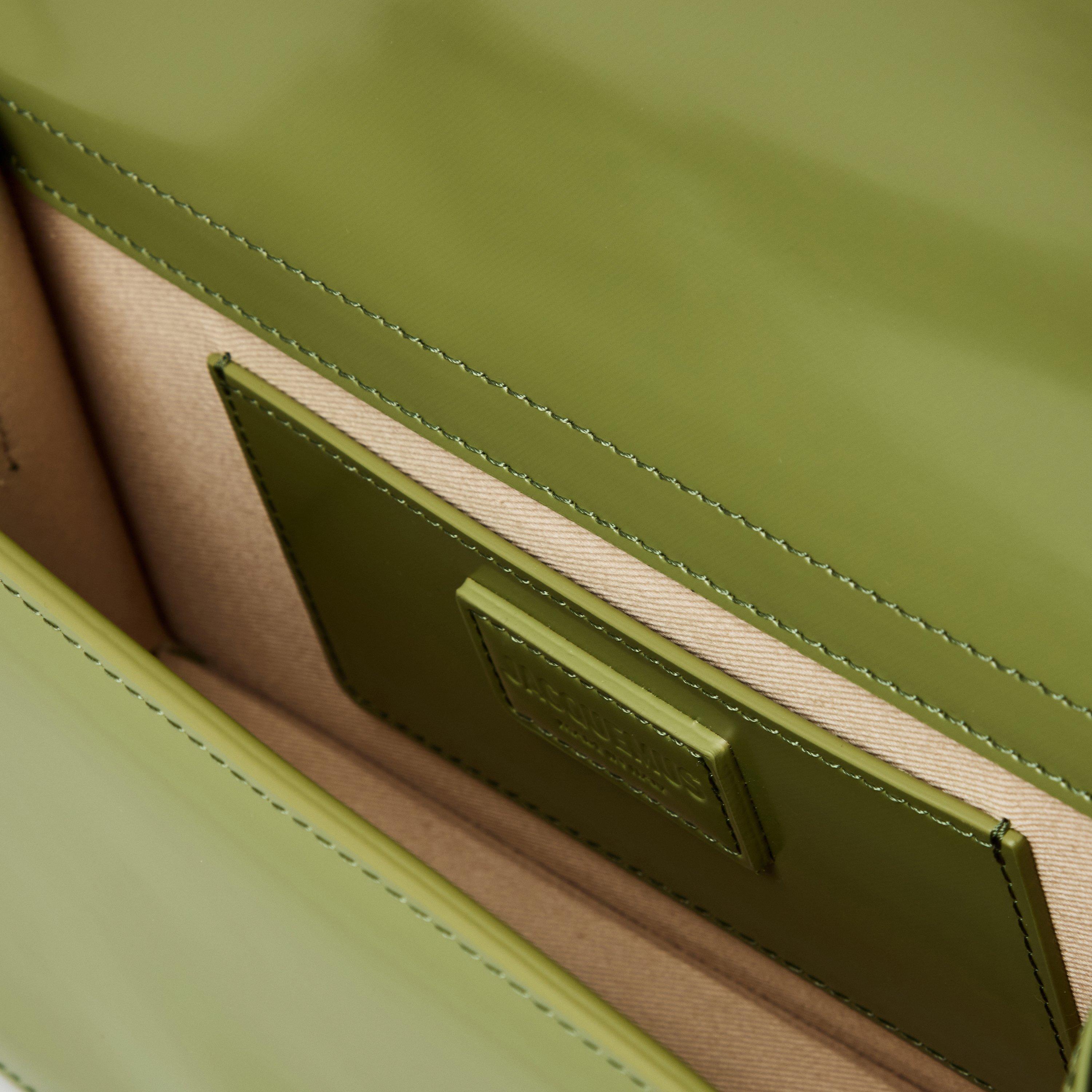 Green - Jacquemus - Women's Leather Le Grand Bambino Crossbody Bag - 4