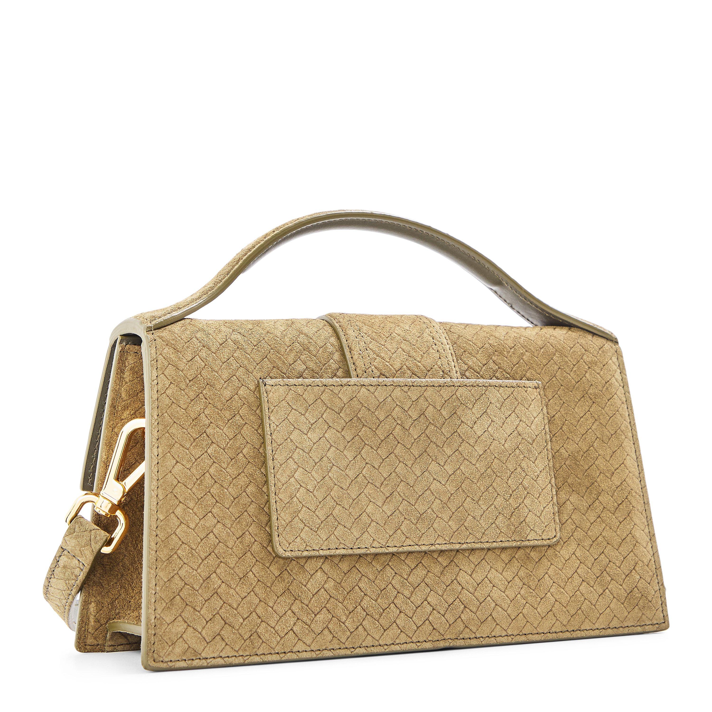 Khaki - Jacquemus - Women's Leather Le Grand Bambino Crossbody Bag - 2