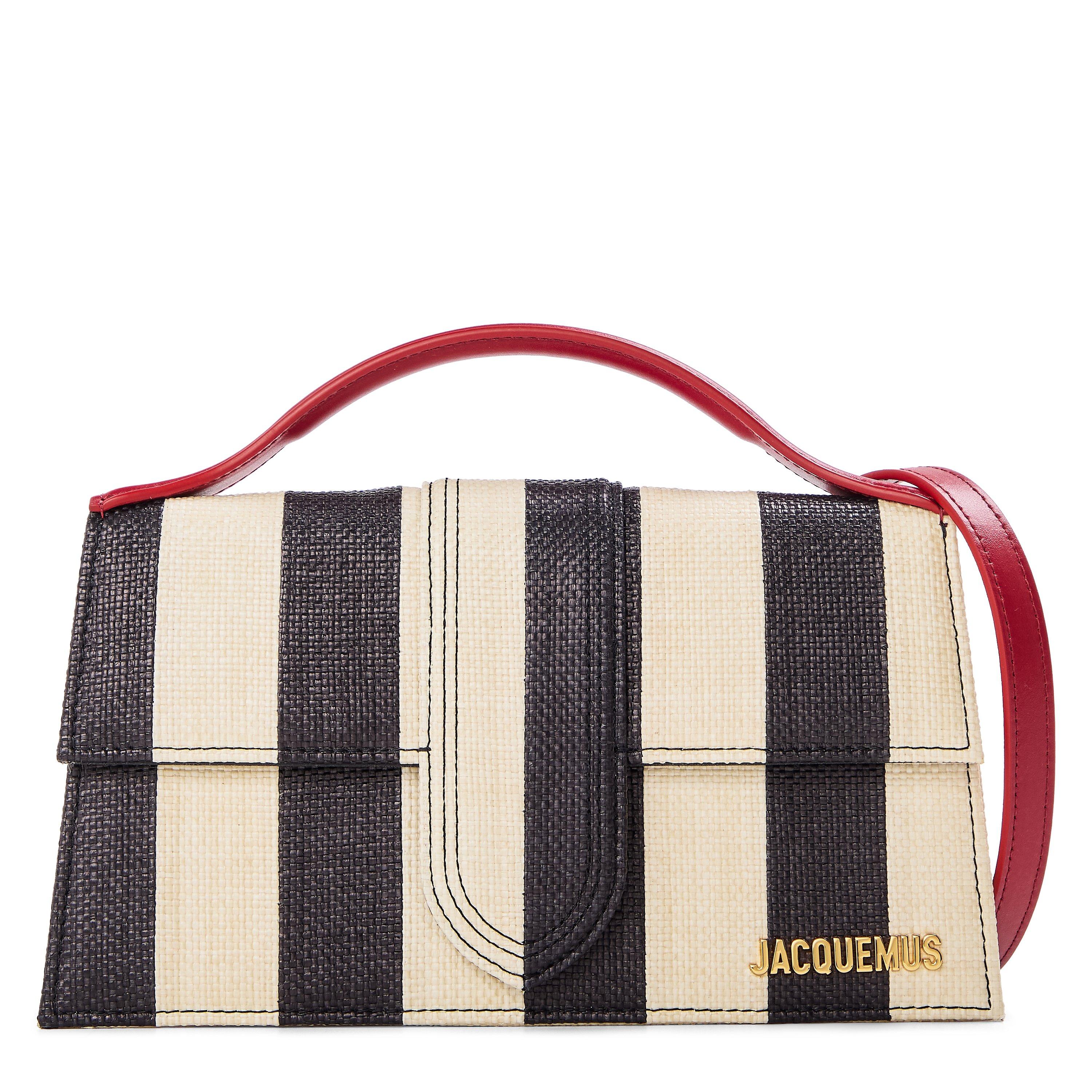 Jacquemus Women's Leather Le Grand Bambino Crossbody Bag - Natural/Black