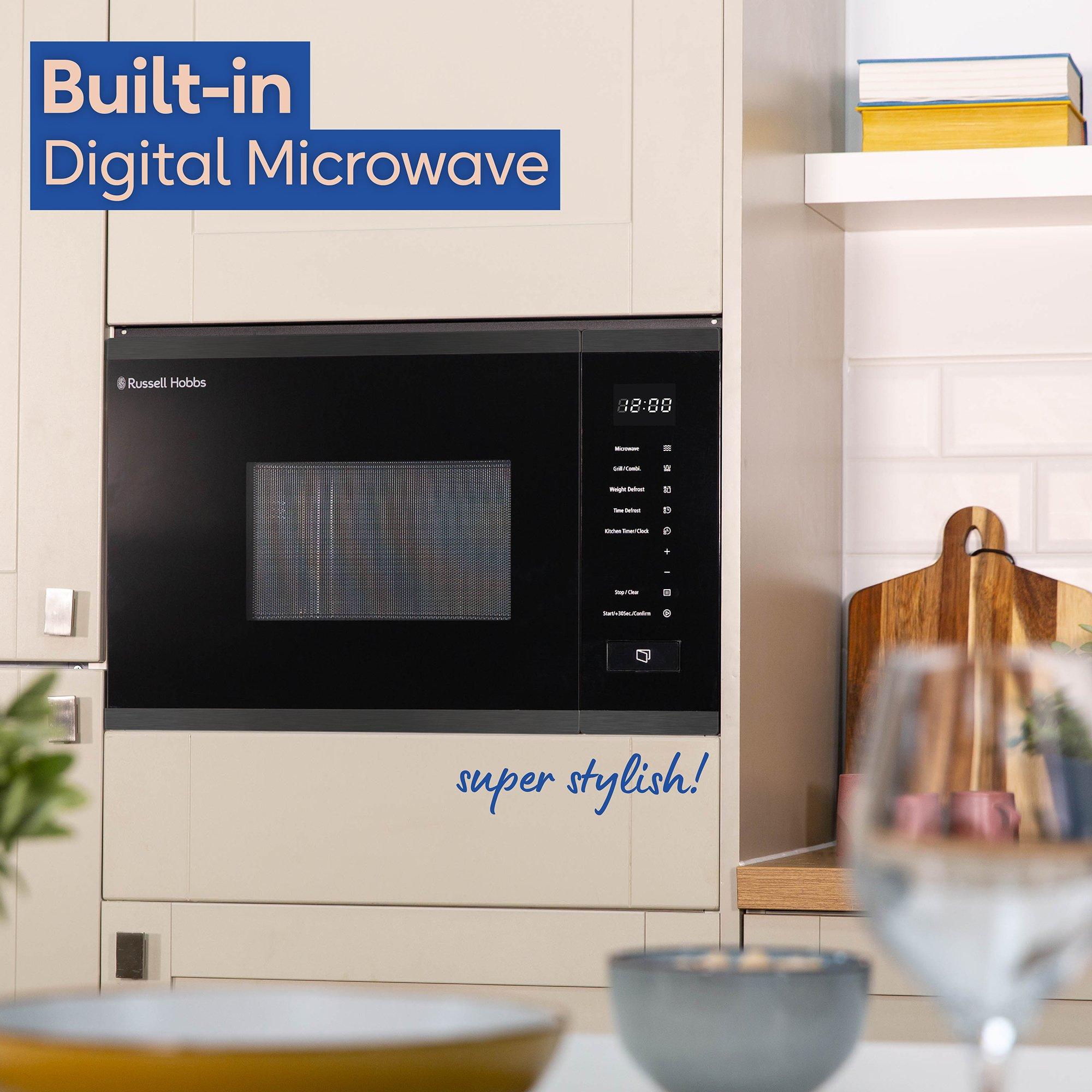 Dark Steel - Russell Hobbs - RHBM2002DS Digital Microwave &Grill 20L Dark Steel - 3