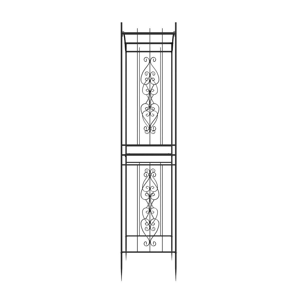 Black - Breeins - Multifunctional Iron Garden Arch - 5