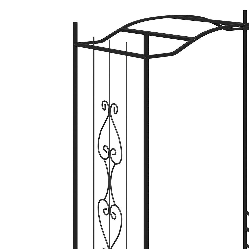 Black - Breeins - Multifunctional Iron Garden Arch - 6