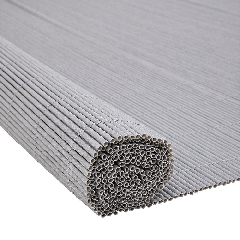 Grey - Breeins - 1.5 x 3m Sun-blocked Privacy Fence Screen Panels - 5