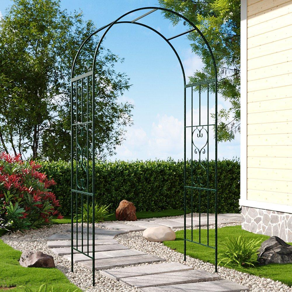 Black - Breeins - Multifunctional Iron Garden Arch - 2