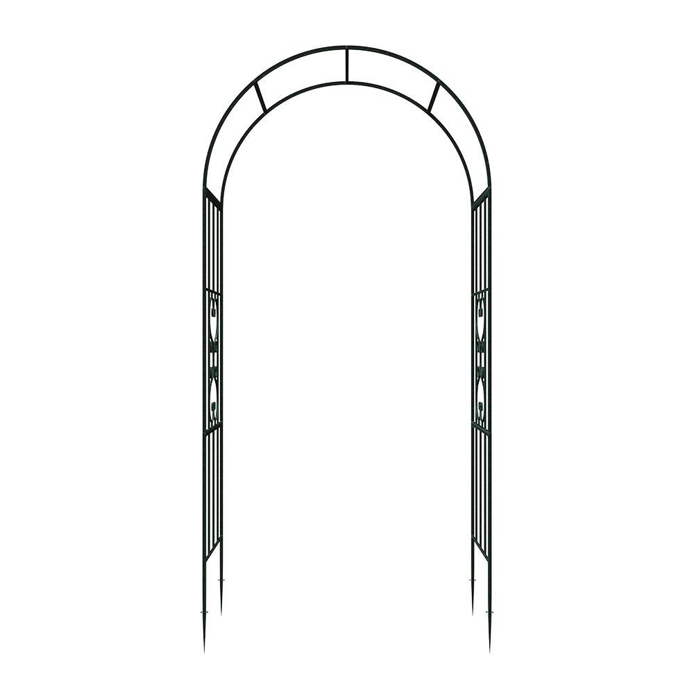 Black - Breeins - Multifunctional Iron Garden Arch - 3