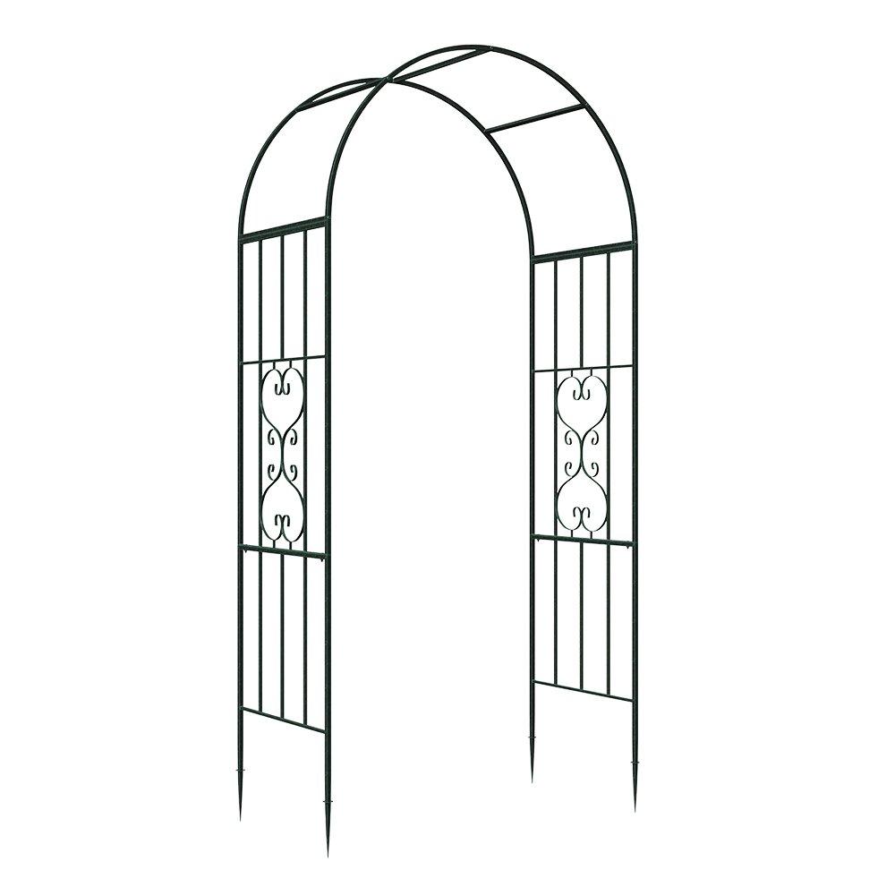 Black - Breeins - Multifunctional Iron Garden Arch - 4