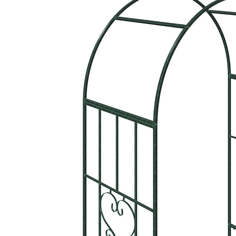 Black - Breeins - Multifunctional Iron Garden Arch - 6