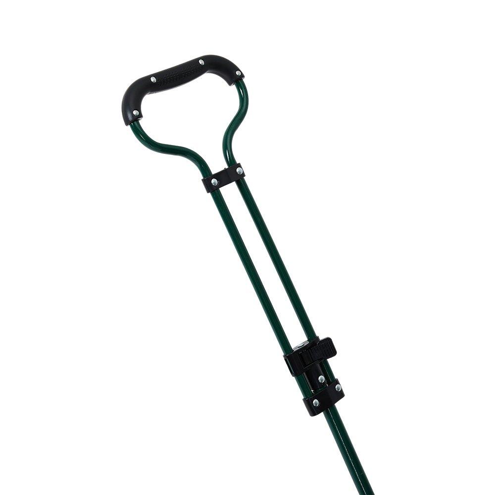 Green - Breeins - Rolling Garden Cart with Seat and Tool Tray - 4