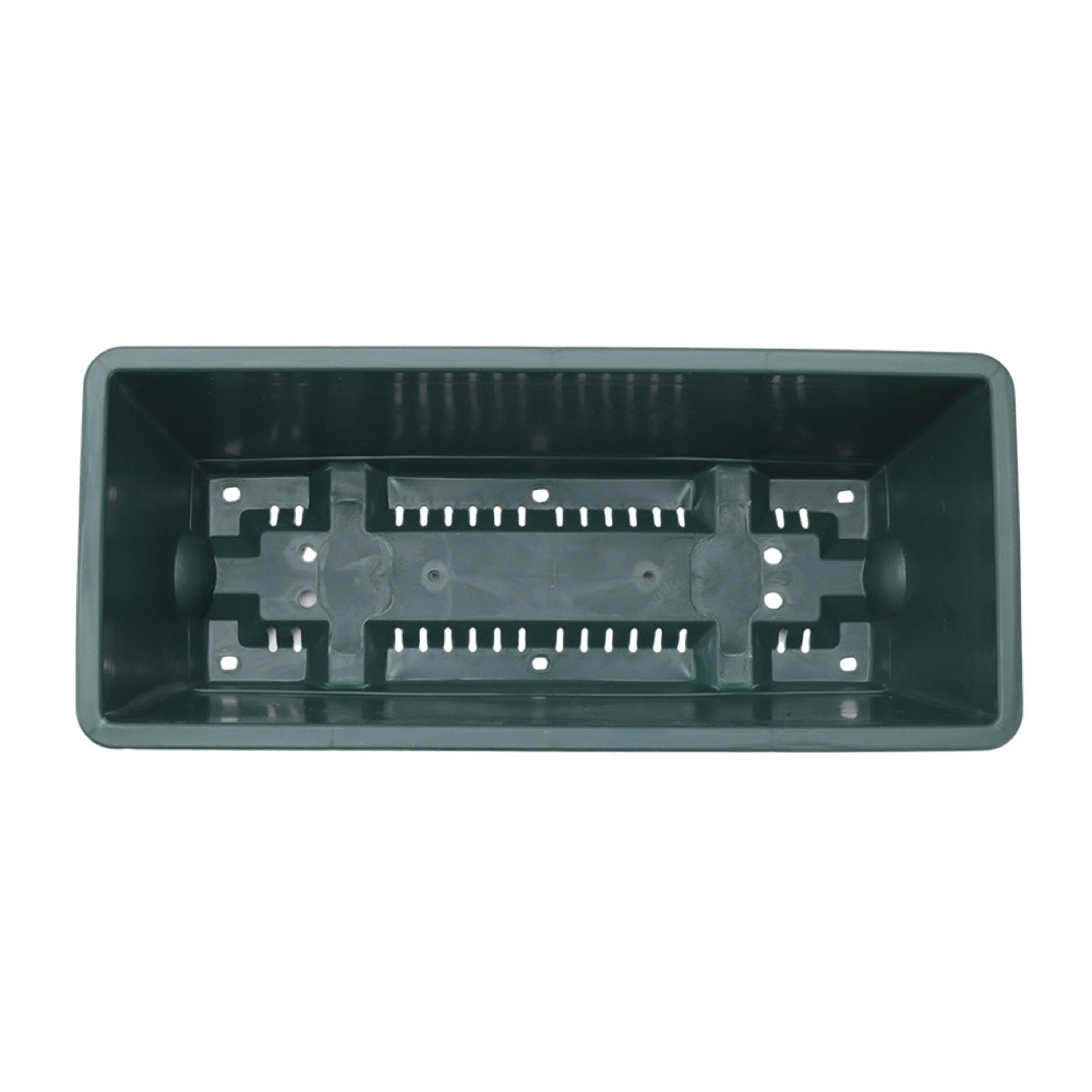 Dark Green - Breeins - 5-Piece Rectangle Garden Planter Set - 5