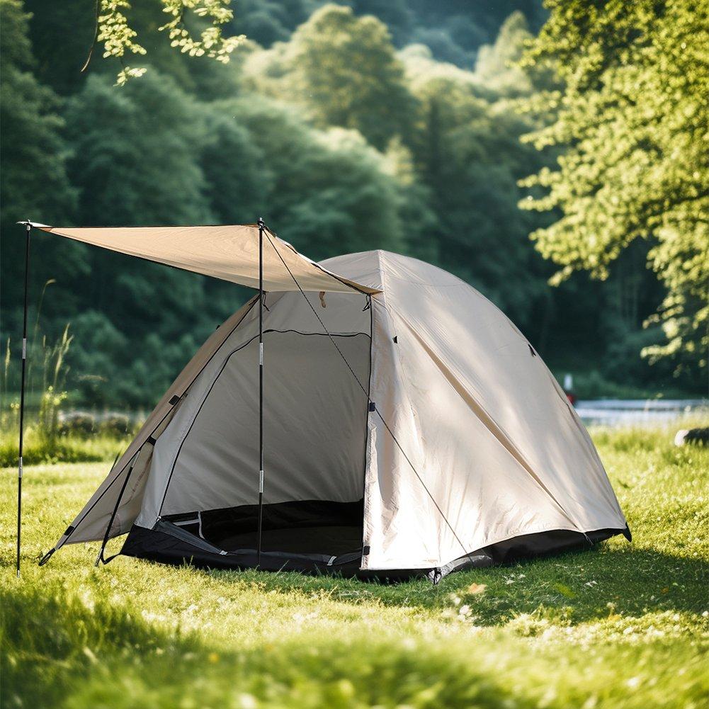 Breeins  2-Person Camping Foldable Tent - Beige
