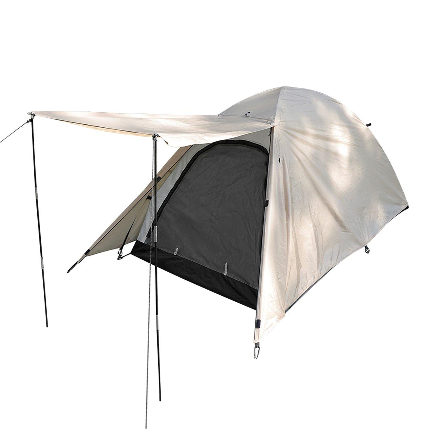 Beige - Breeins Camping - 2-Person Camping Foldable Tent - 4