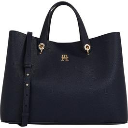 Tommy Hilfiger TH Emblem Satchel Bag