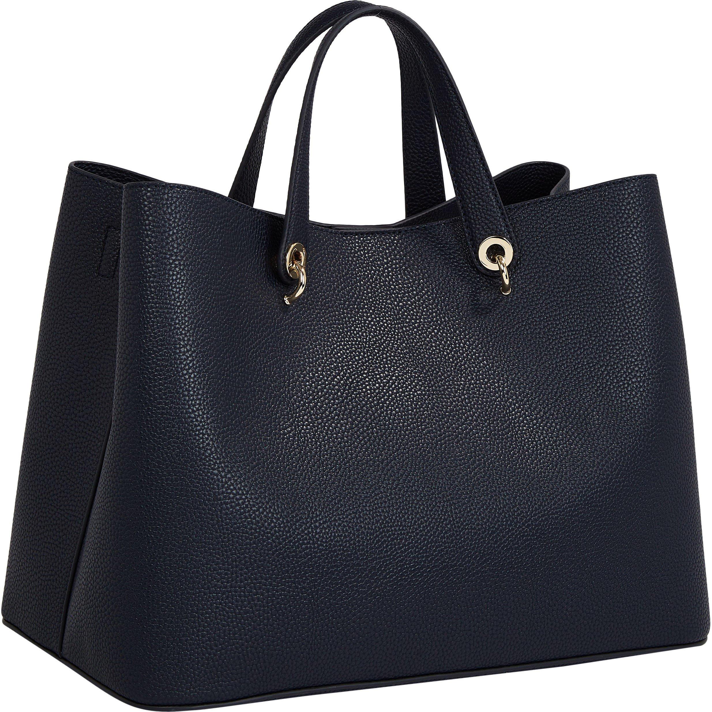 Space Blue - Tommy Hilfiger - TH Emblem Satchel Bag - 4