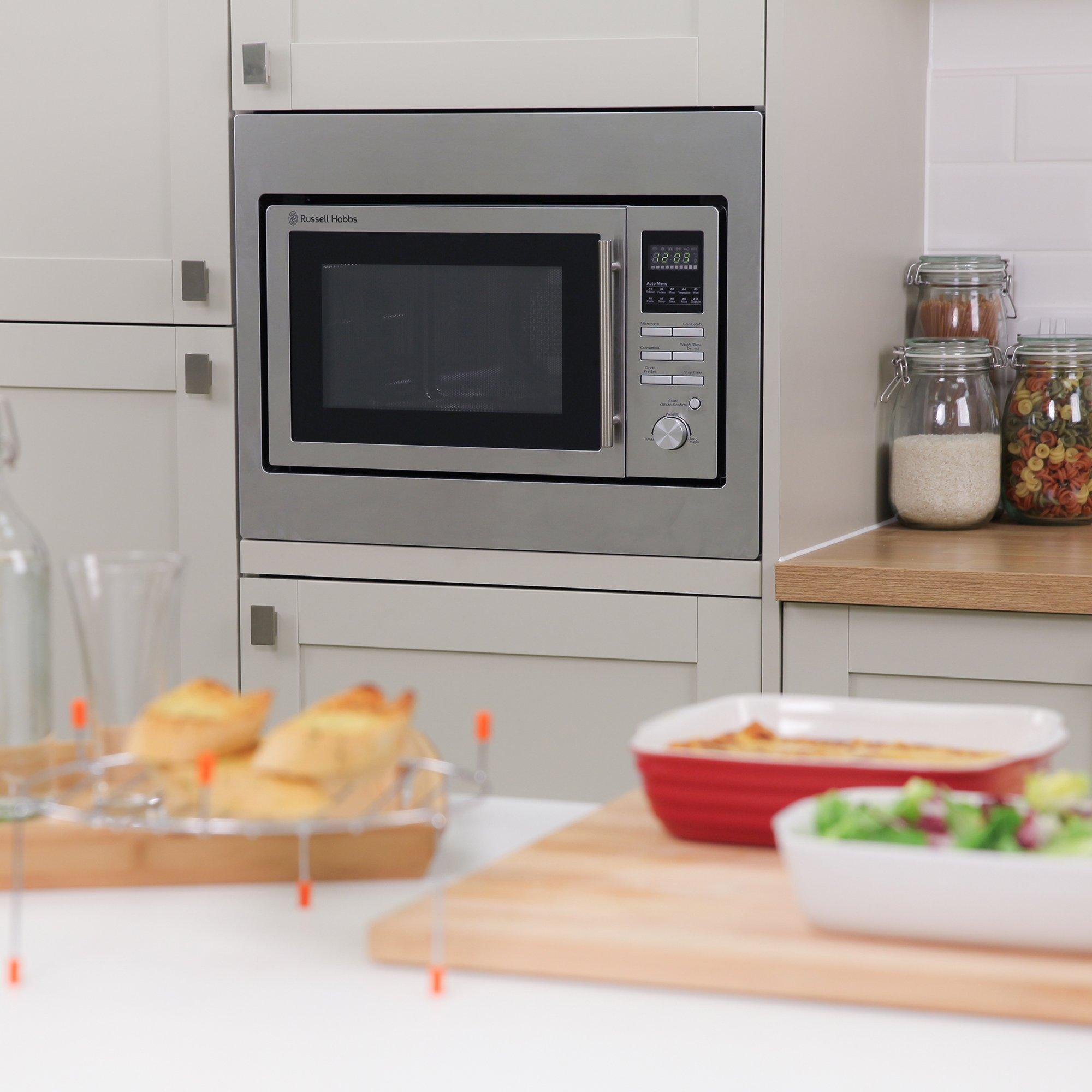 Stainless Steel - Russell Hobbs - RHBM2503 Digital Combination Microwave 25L - 3