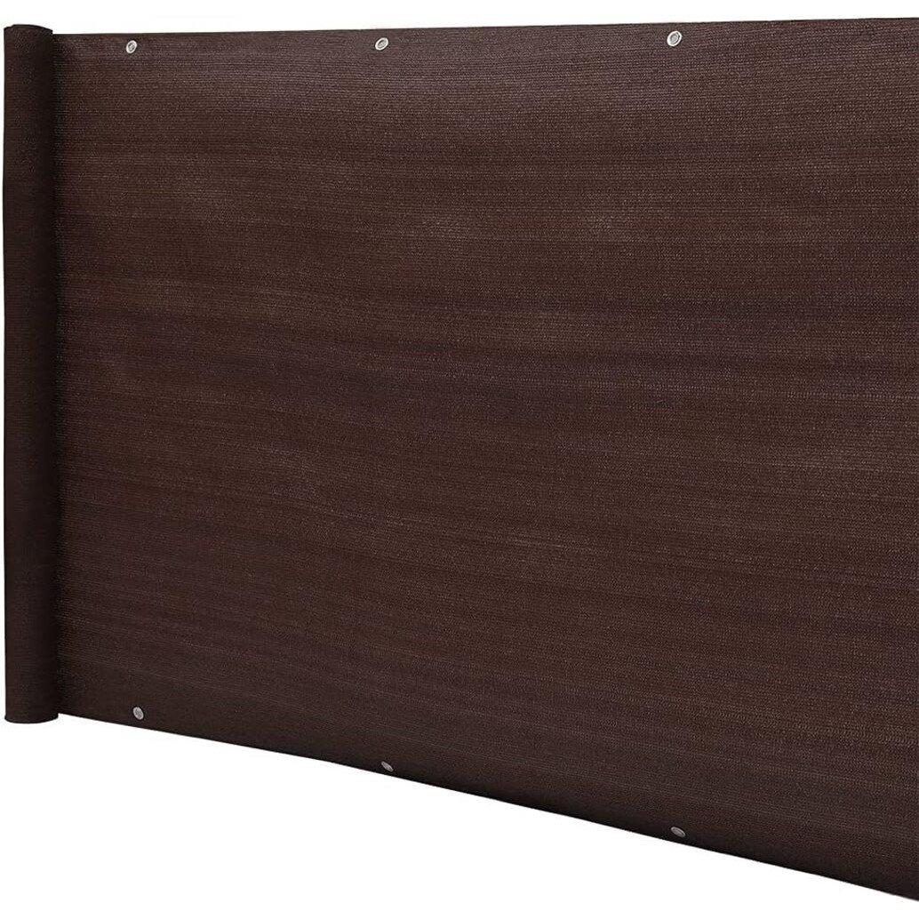 Brown - Breeins - 1x50m Brown Aluminium Sunshade Netting - 1