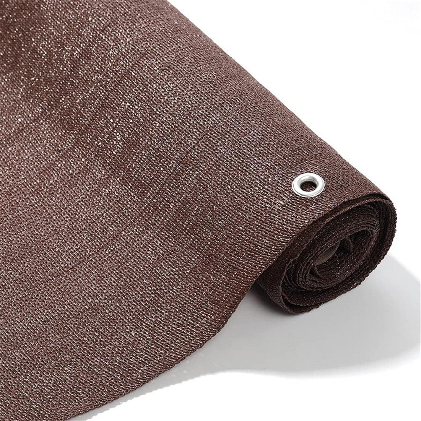 Brown - Breeins - 1x50m Brown Aluminium Sunshade Netting - 2