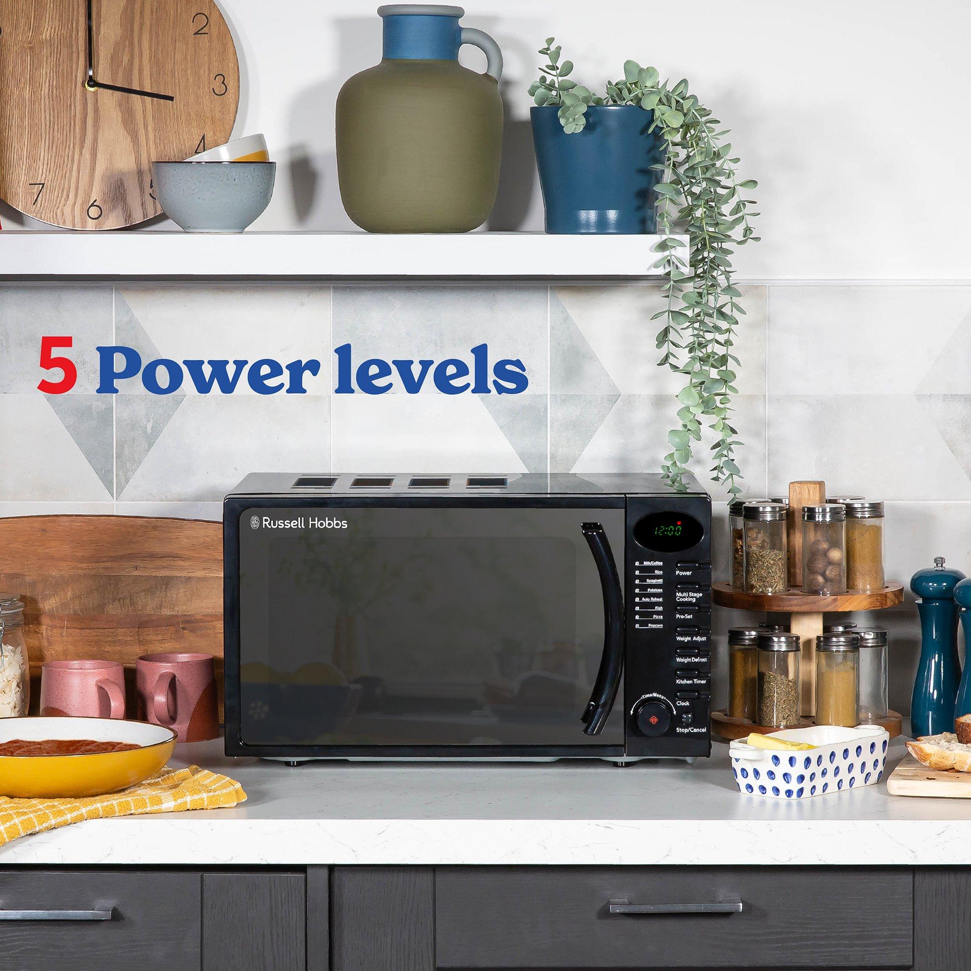 Black - Russell Hobbs - RHM1714B Legacy Digital Microwave 17L Black - 7