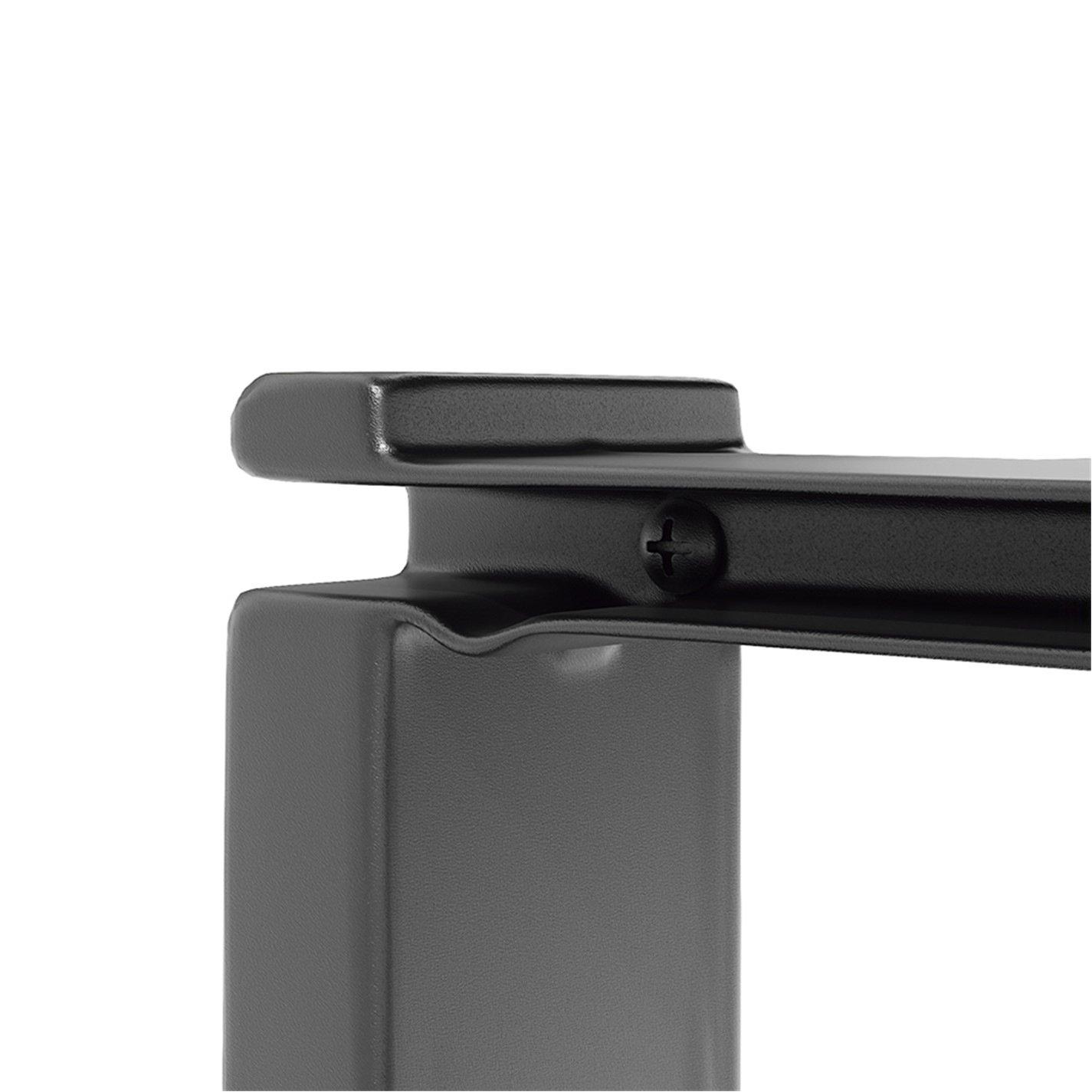 Black - Breeins - 100 x 100 x 23cm Outdoor Door Canopy Window Awning - 7