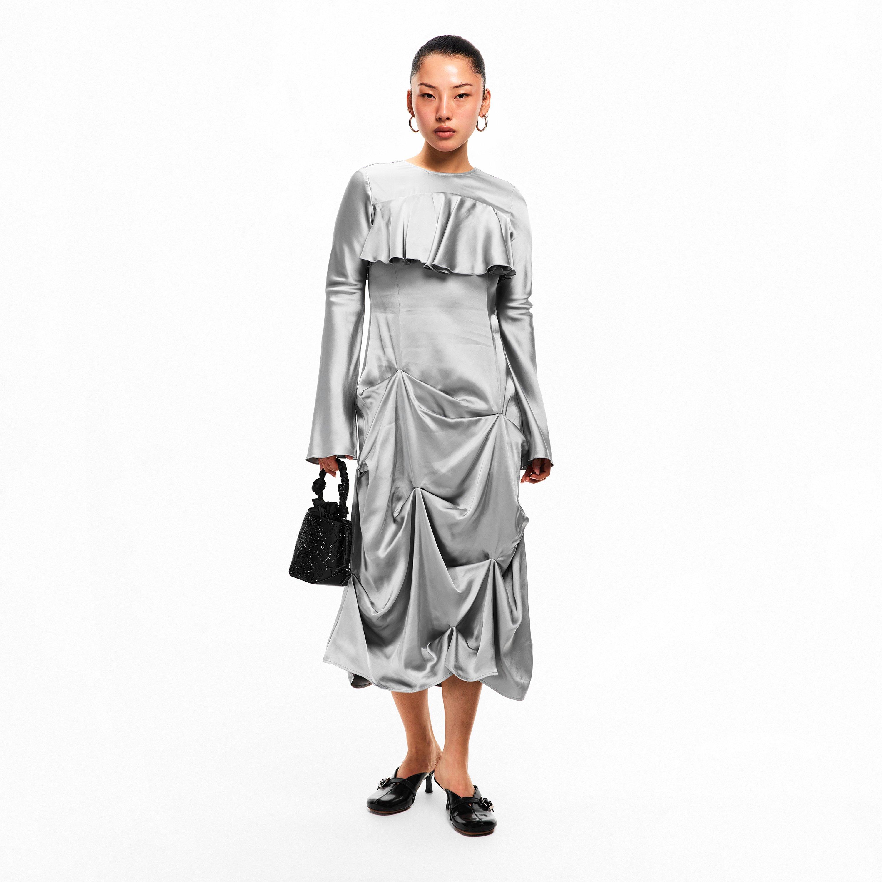 Black - Ganni - Ganni Bou Buckt Mini Ld61 - 6