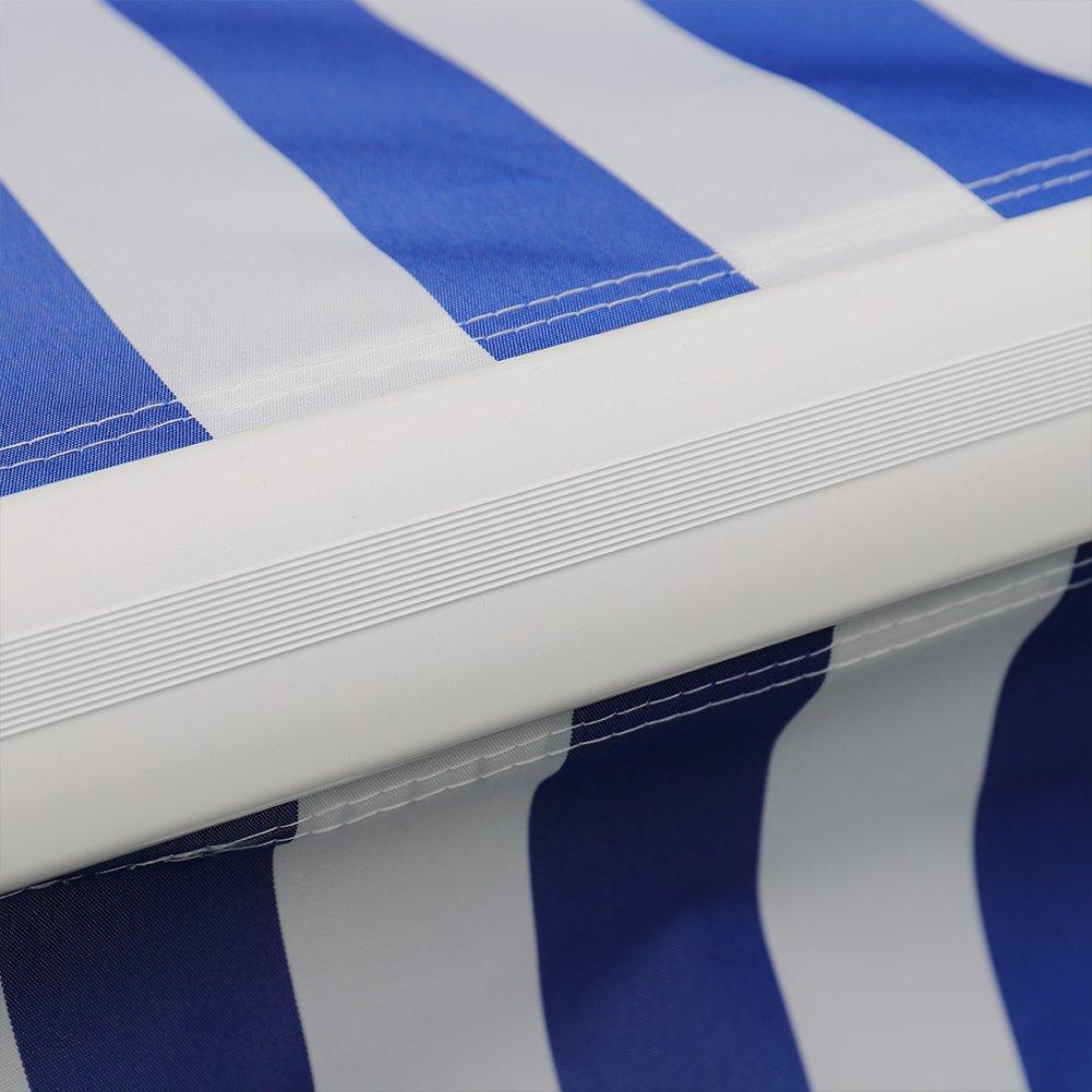 Blue And White - Breeins - 350 x 300cm Retractable Patio Awning Window & Door - 4
