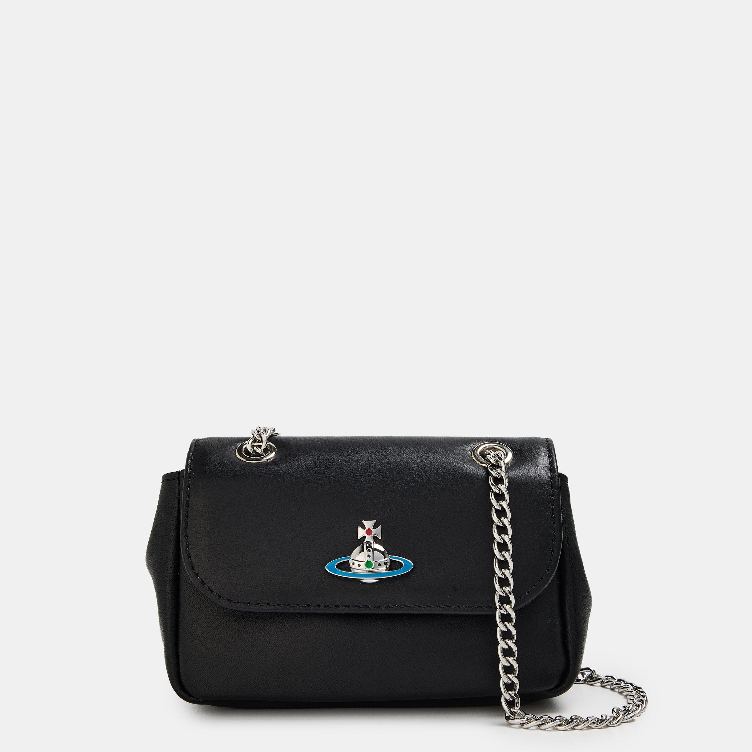 Black - Vivienne Westwood - Women's Viv Nappa Shoulder Bag - 1