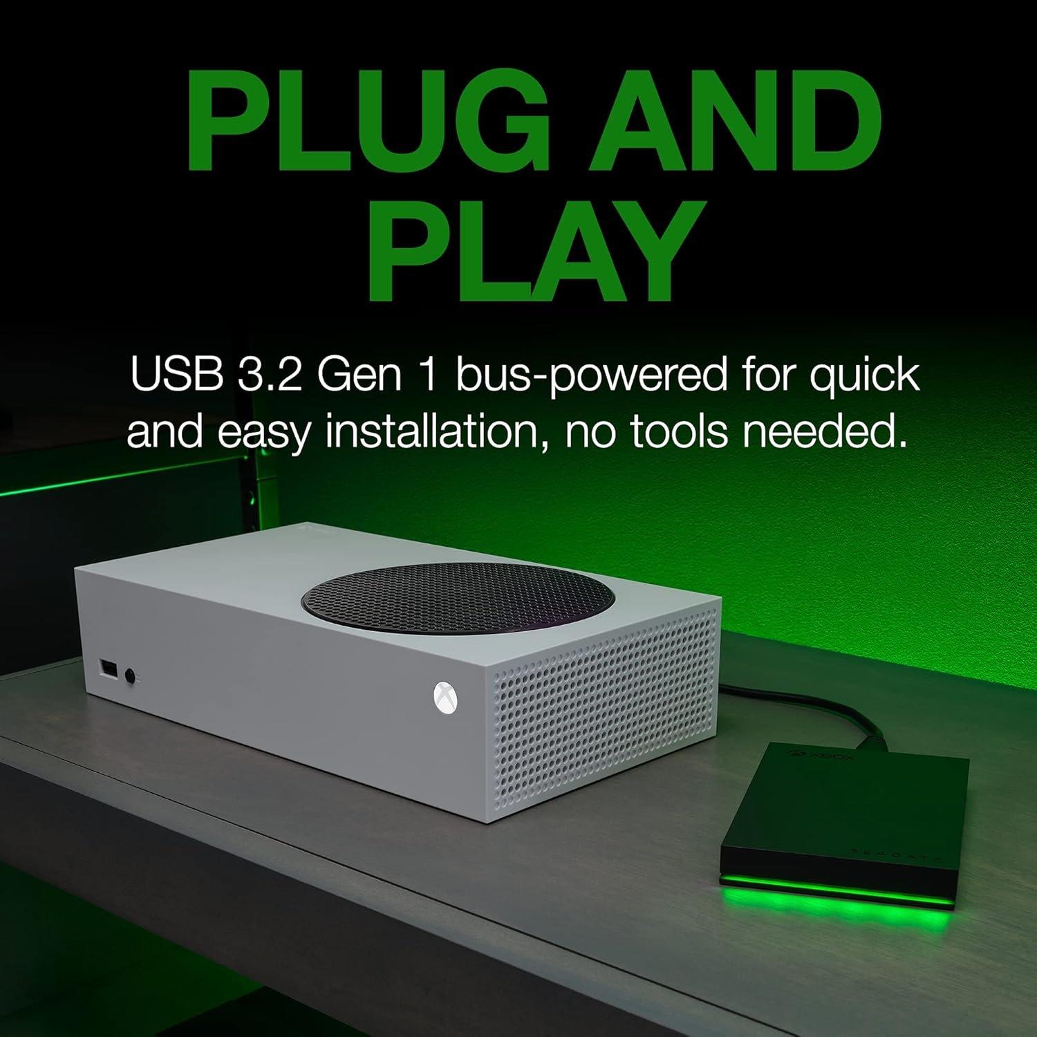 Zwart - Seagate - Game Drive for Xbox 4TB USB-A Portable External Hard Drive - 4