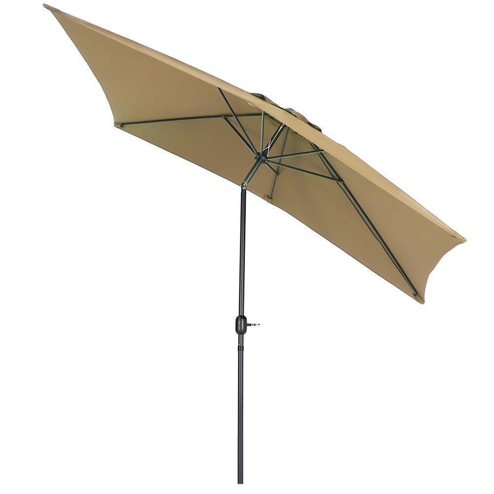Beige - Breeins - Waterproof Rectangular Parasol for Outdoor - 5