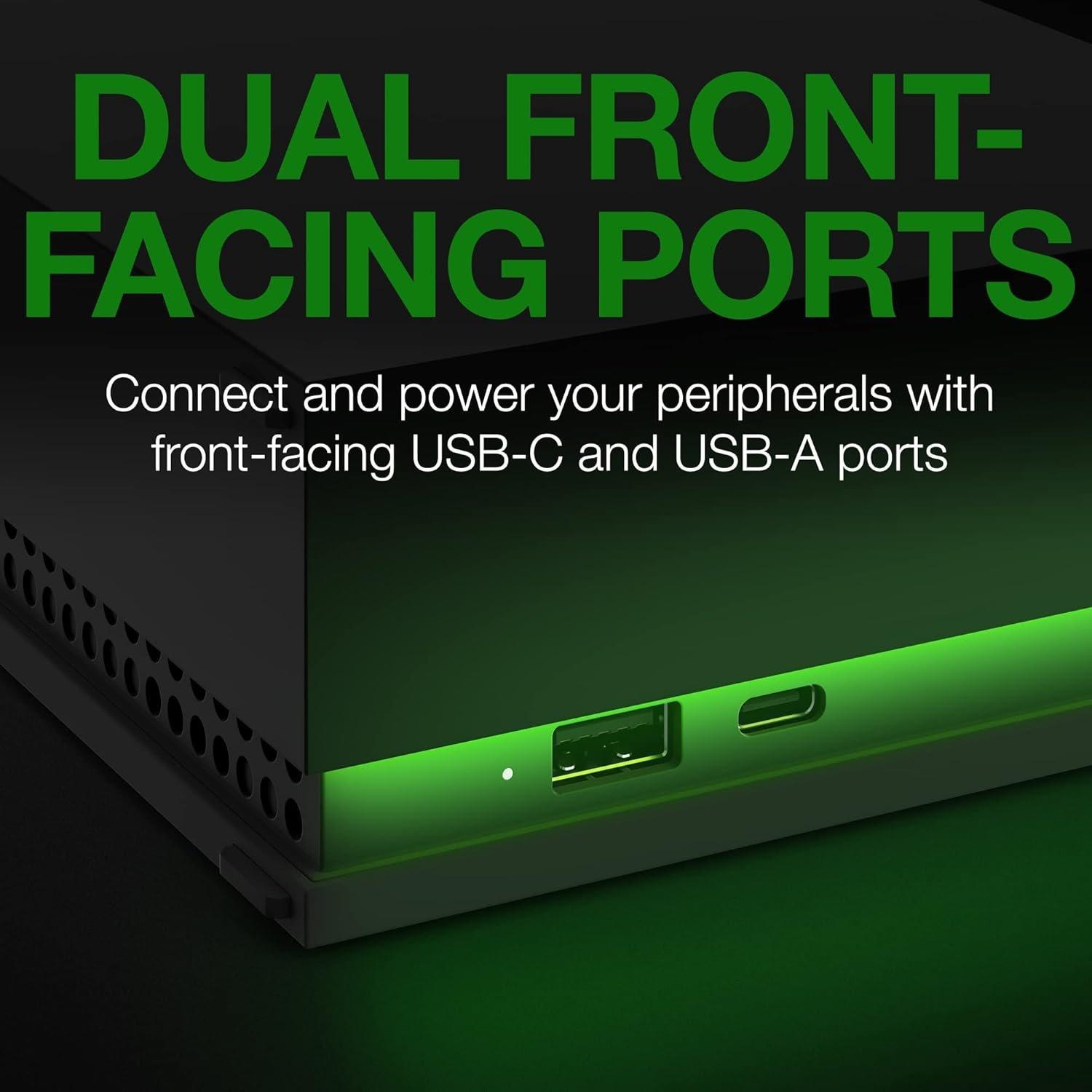 Zwart - Seagate - Game Drive Hub for Xbox 8TB USB-A Portable External Hard Drive - 5