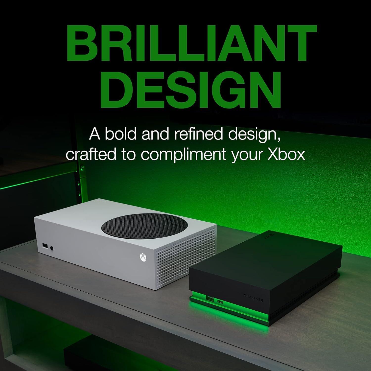 Zwart - Seagate - Game Drive Hub for Xbox 8TB USB-A Portable External Hard Drive - 6