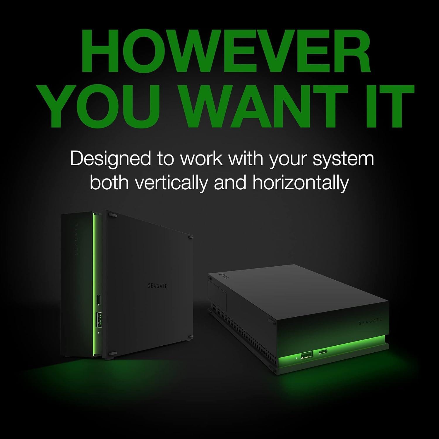 Zwart - Seagate - Game Drive Hub for Xbox 8TB USB-A Portable External Hard Drive - 7