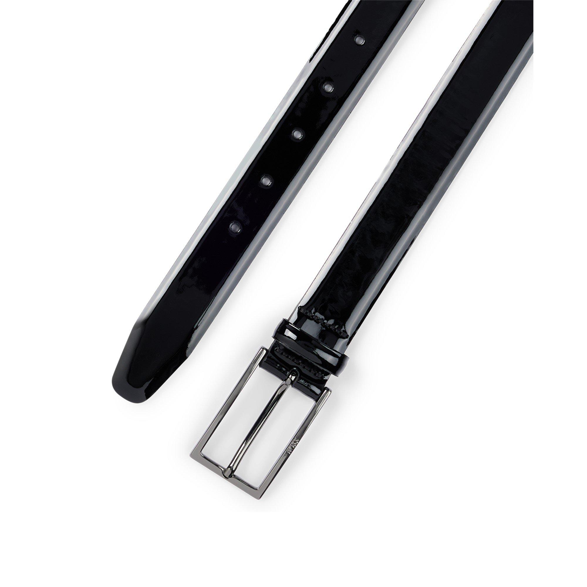 Black 002 - Boss - Carmellopa Patent Leather Belt - 2