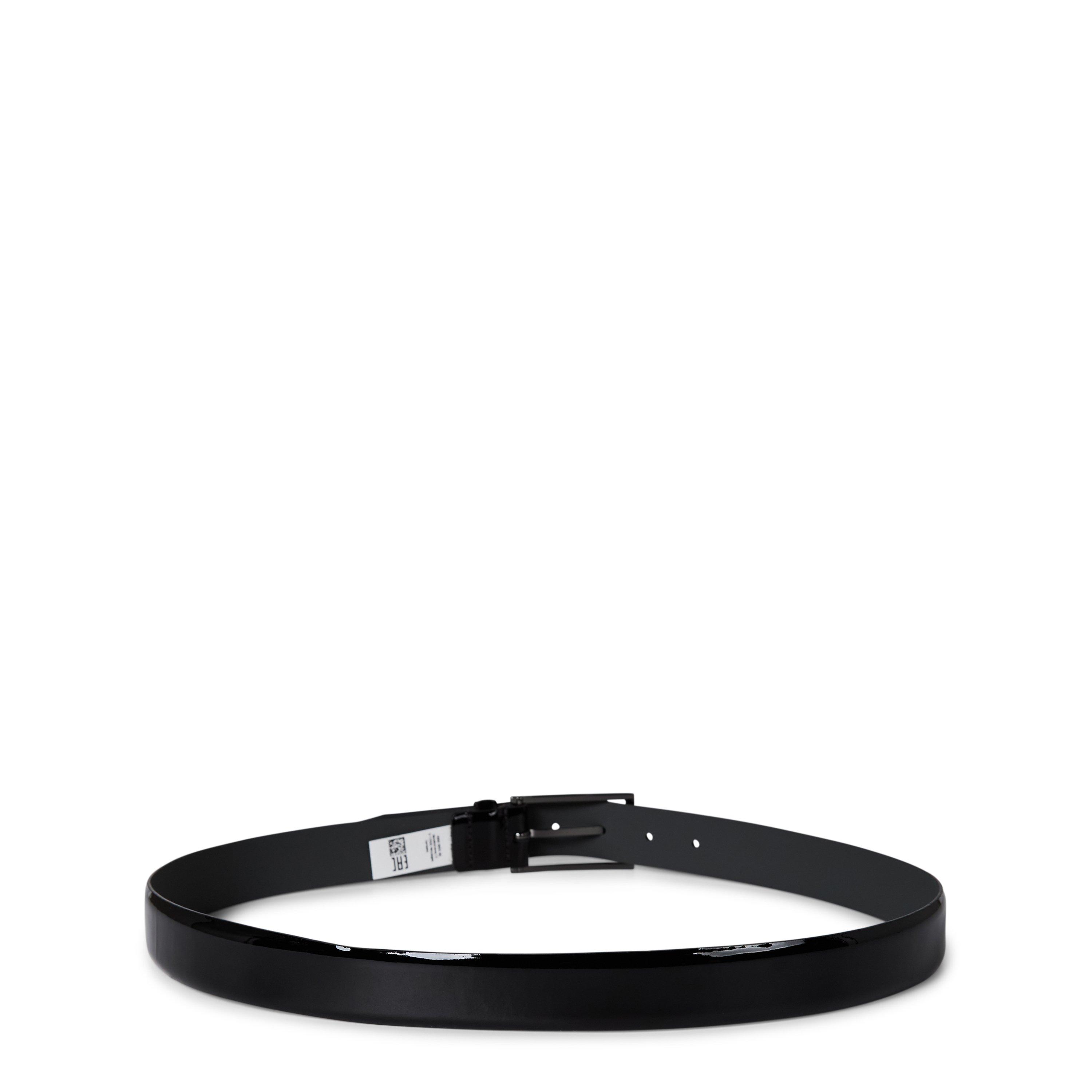 Black 002 - Boss - Carmellopa Patent Leather Belt - 3