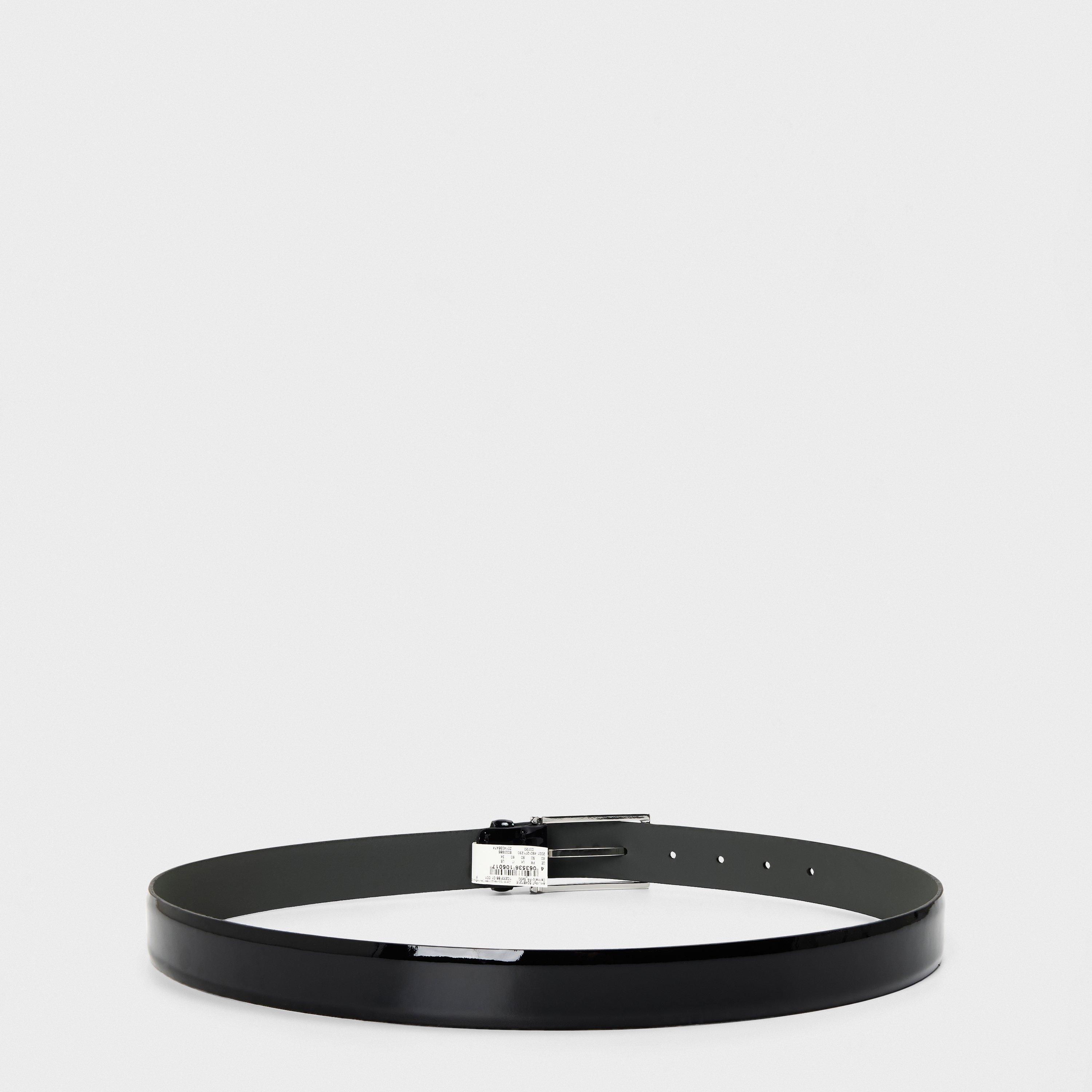Black - Boss - Carmellopa Patent Leather Belt - 2