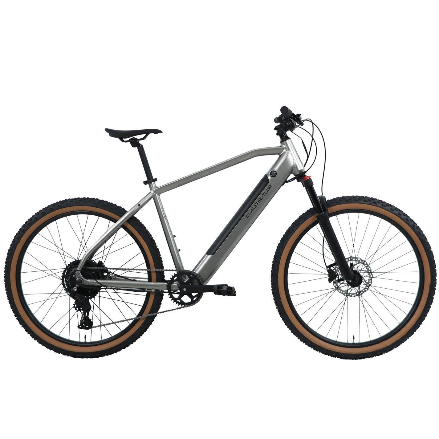 Grey - Claud Butler - Claud Butler Ridge 2.0 Electric Mountain Bike - 1