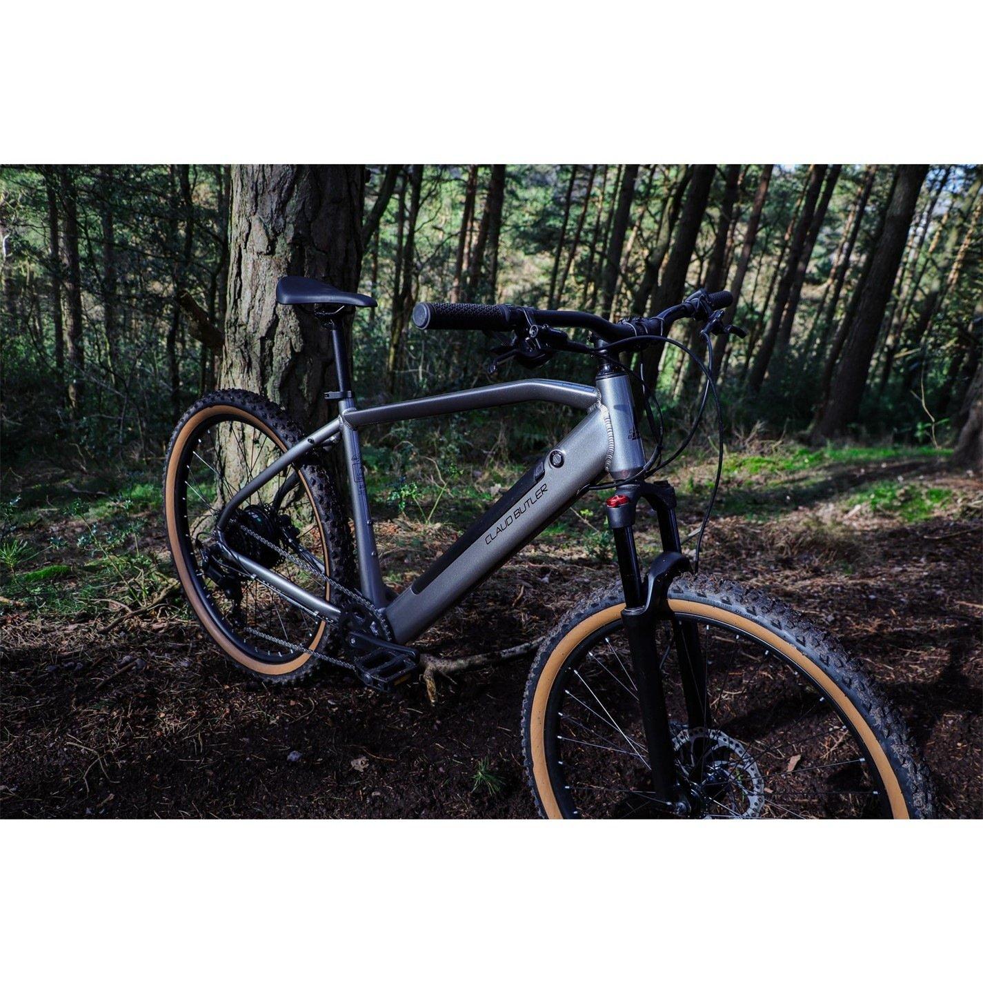 Grey - Claud Butler - Claud Butler Ridge 2.0 Electric Mountain Bike - 2