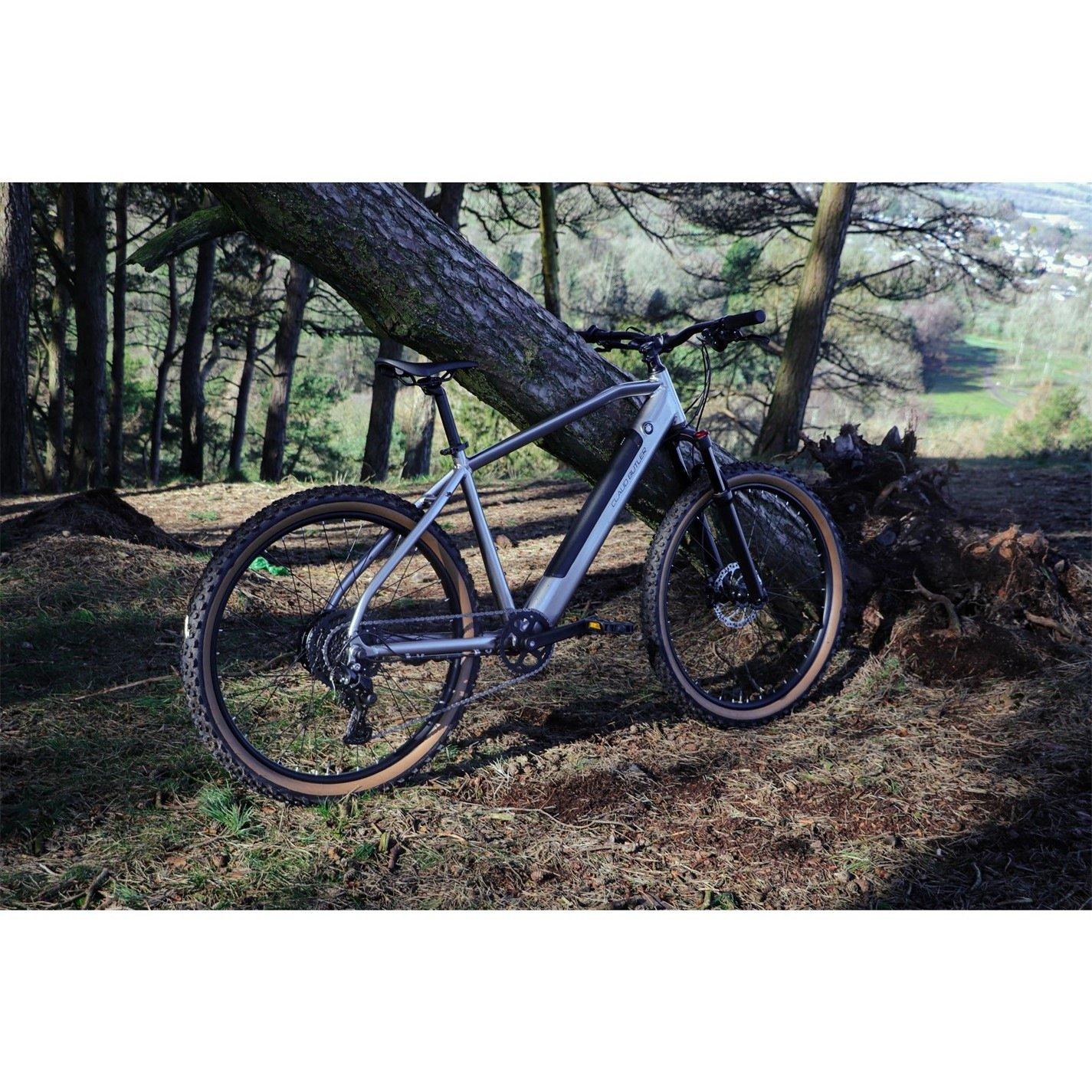 Grey - Claud Butler - Claud Butler Ridge 2.0 Electric Mountain Bike - 3