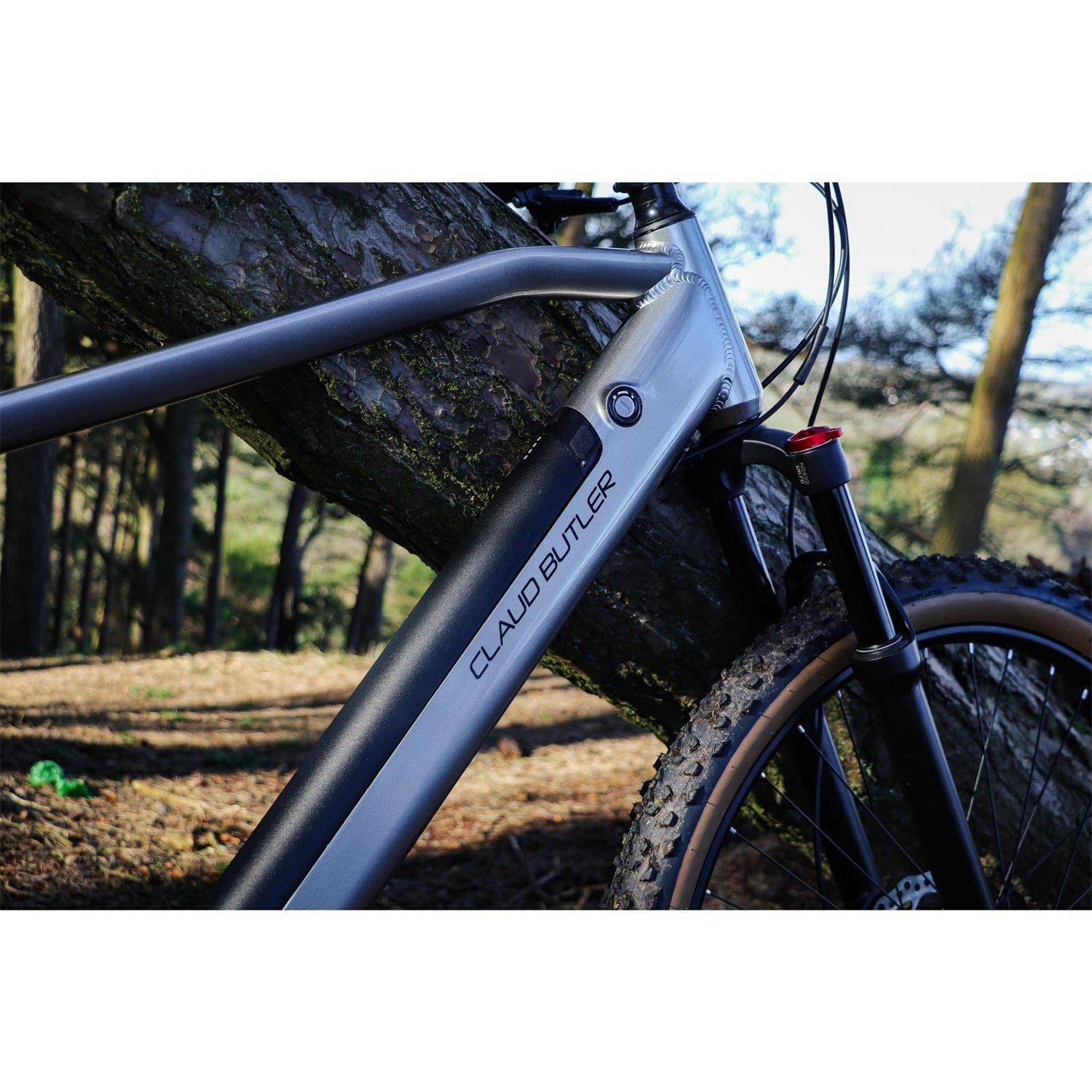 Grey - Claud Butler - Claud Butler Ridge 2.0 Electric Mountain Bike - 4