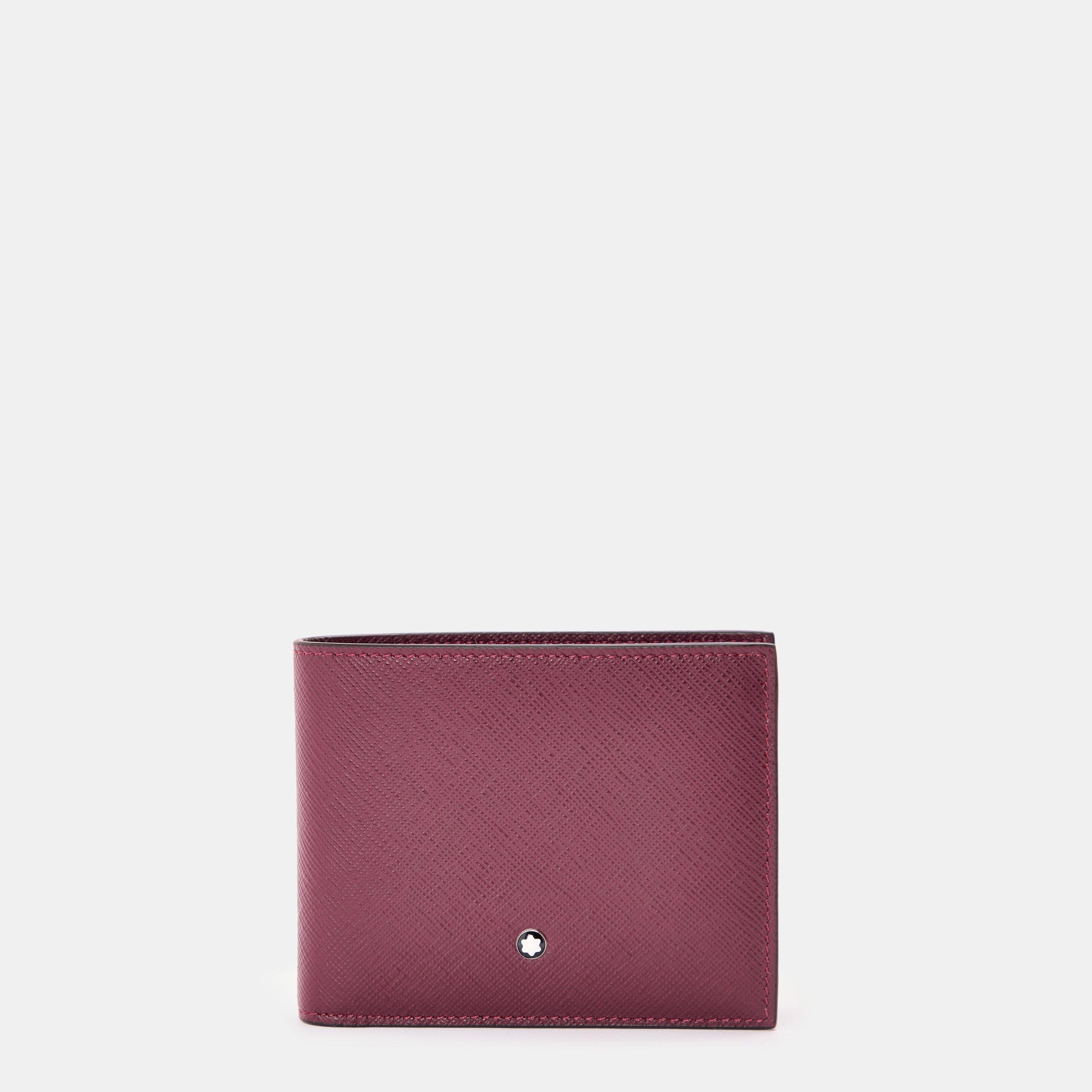 Montblanc Sartorial 6cc Leather Wallet - Cassis
